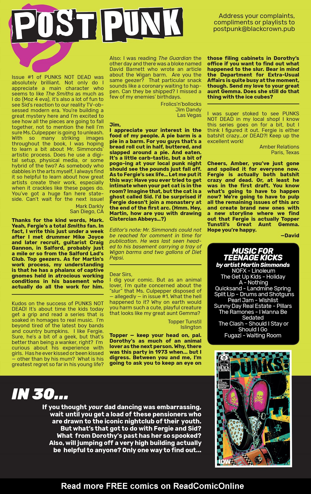 Read online Punks Not Dead comic -  Issue #3 - 24