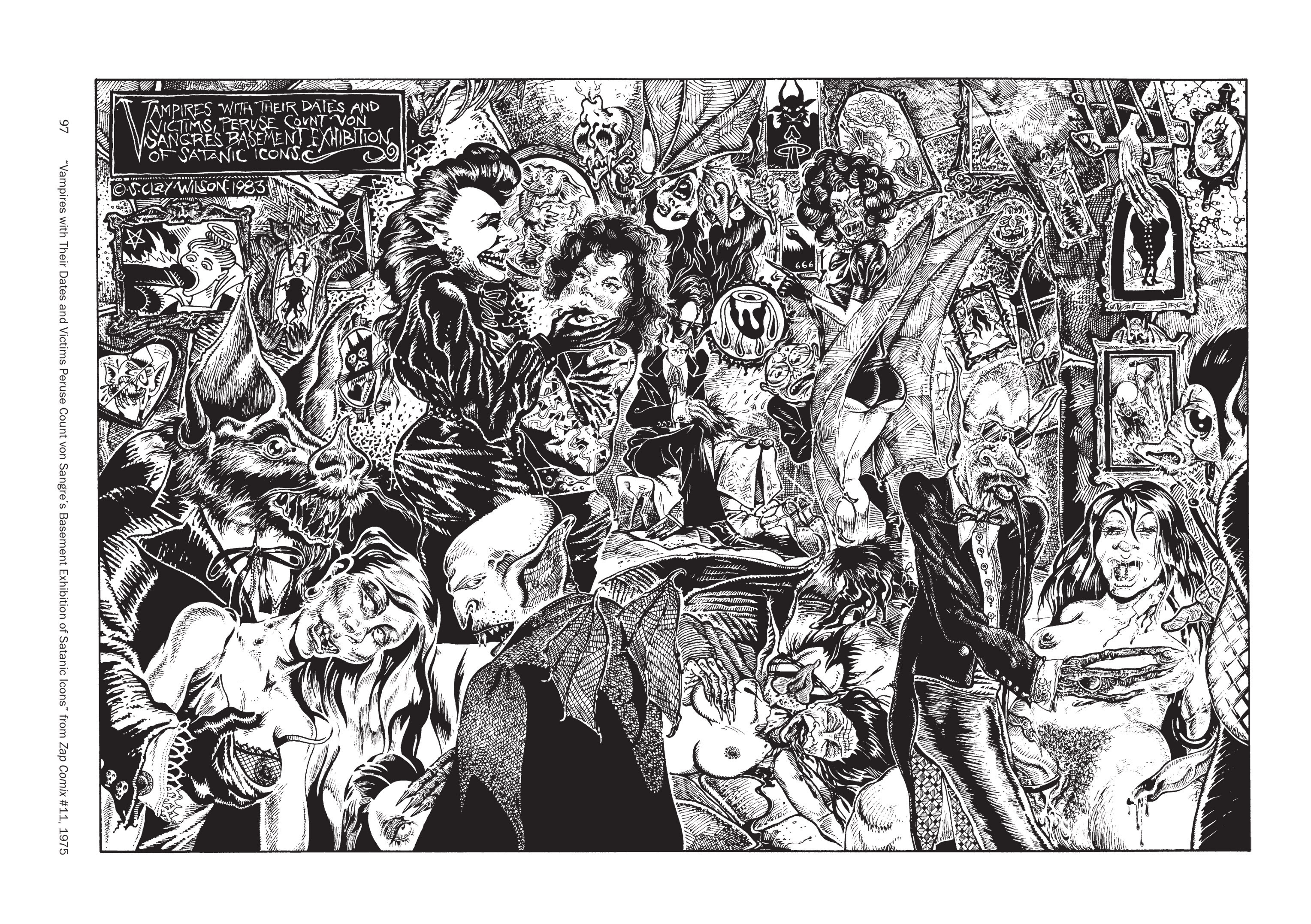 Read online The Mythology of S. Clay Wilson comic -  Issue # Demons and Angels (Part 1) - 90