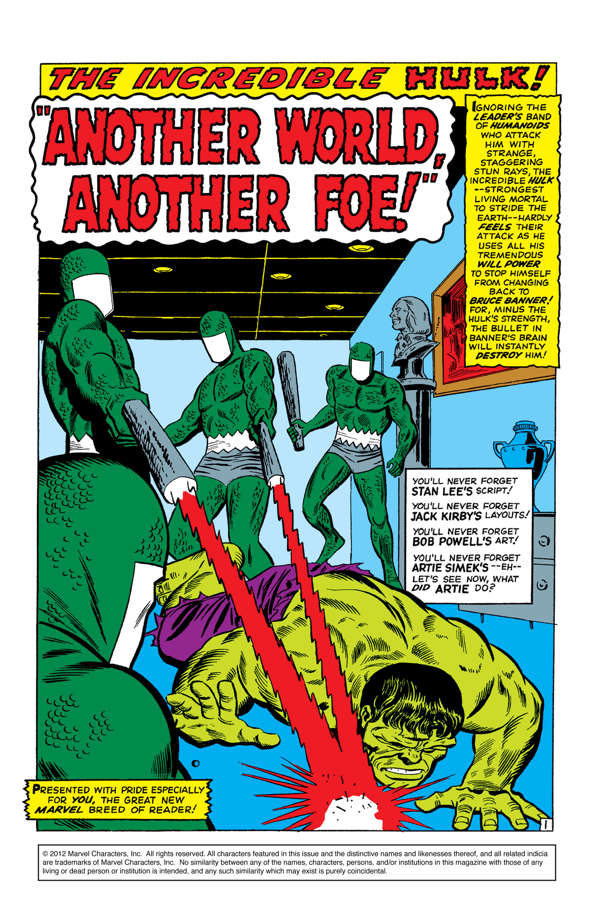 Read online Marvel Masterworks: The Incredible Hulk comic -  Issue # TPB 2 (Part 2) - 68