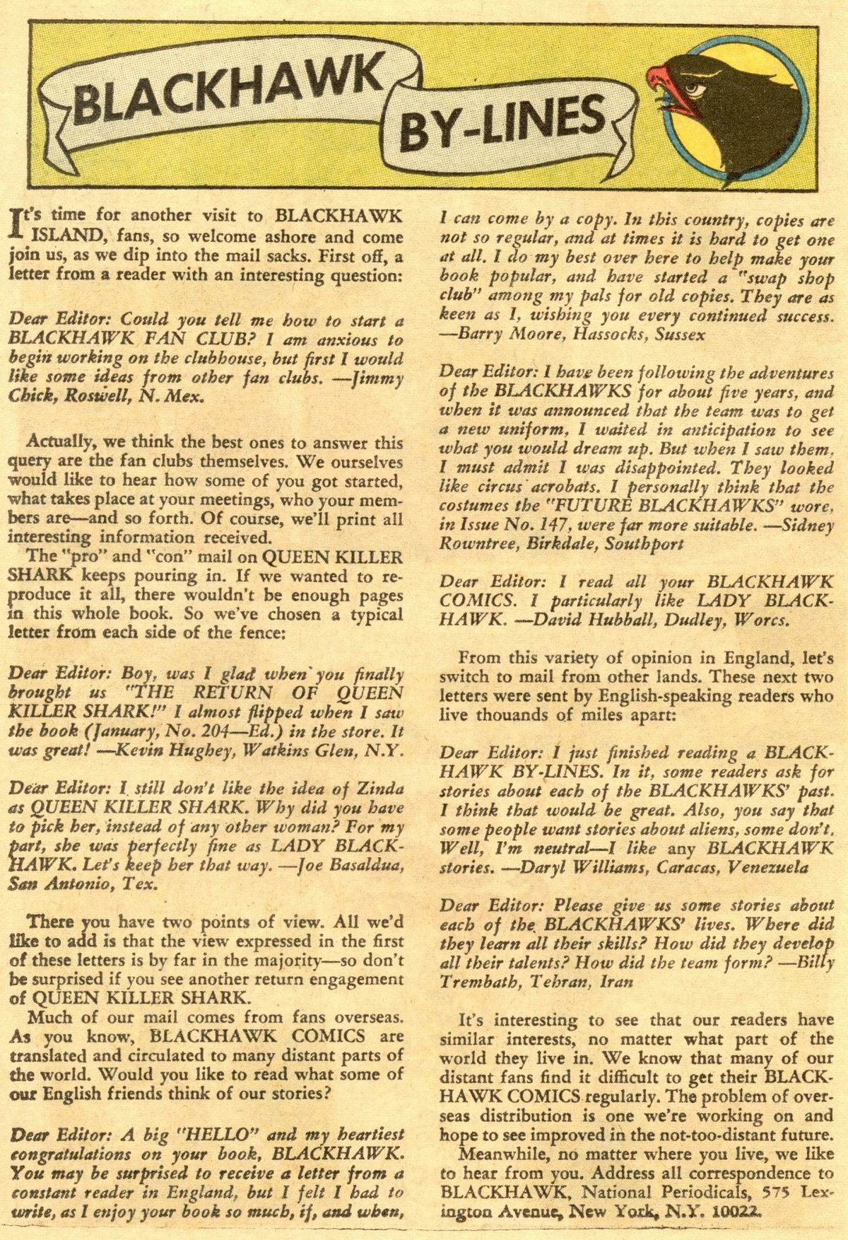 Read online Blackhawk (1957) comic -  Issue #208 - 22