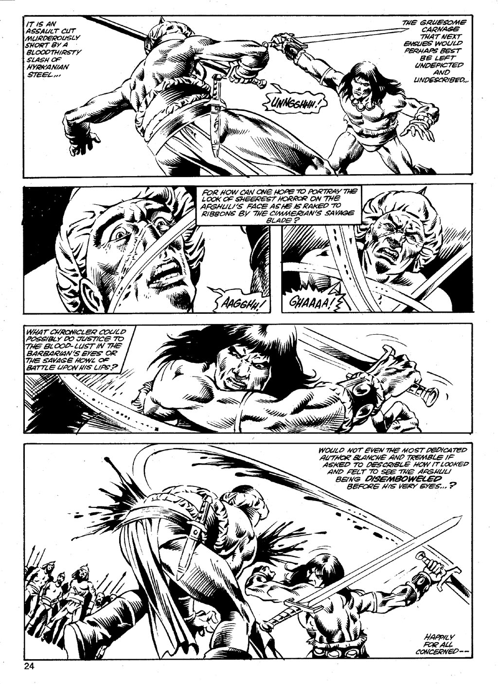 Read online The Savage Sword Of Conan comic -  Issue #85 - 24