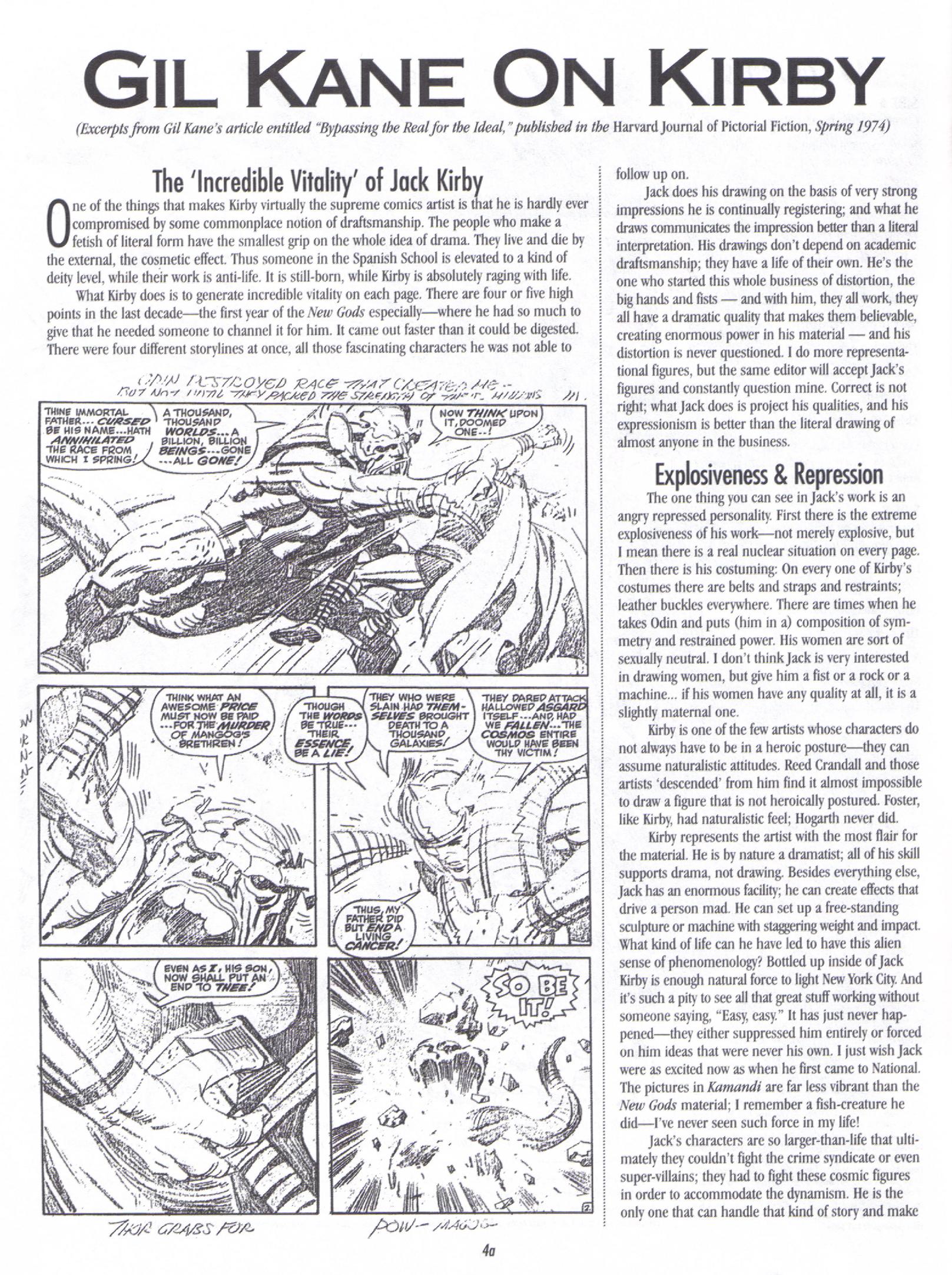 Read online The Jack Kirby Collector comic -  Issue #19 - 4