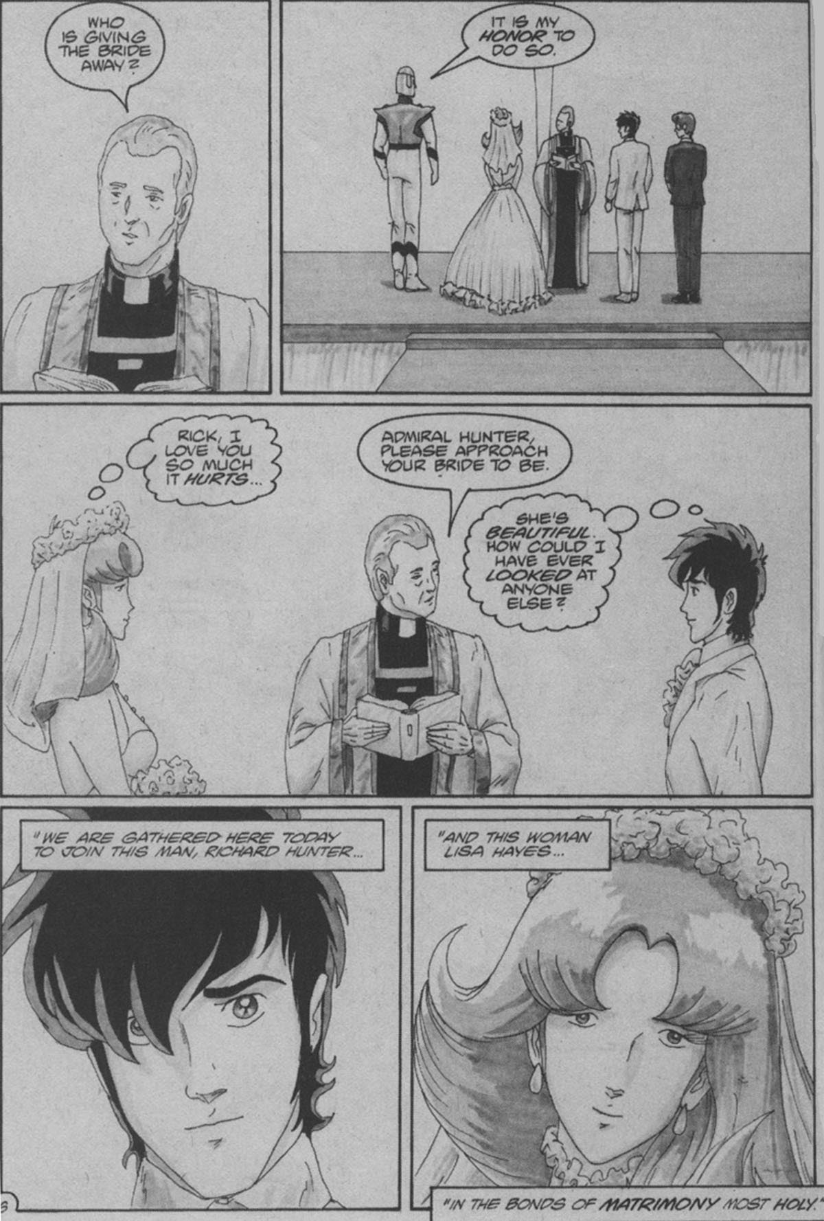 Read online Robotech II: The Sentinels - The Marriage of Rick Hunter and Lisa Hayes comic -  Issue # TPB 2 - 88