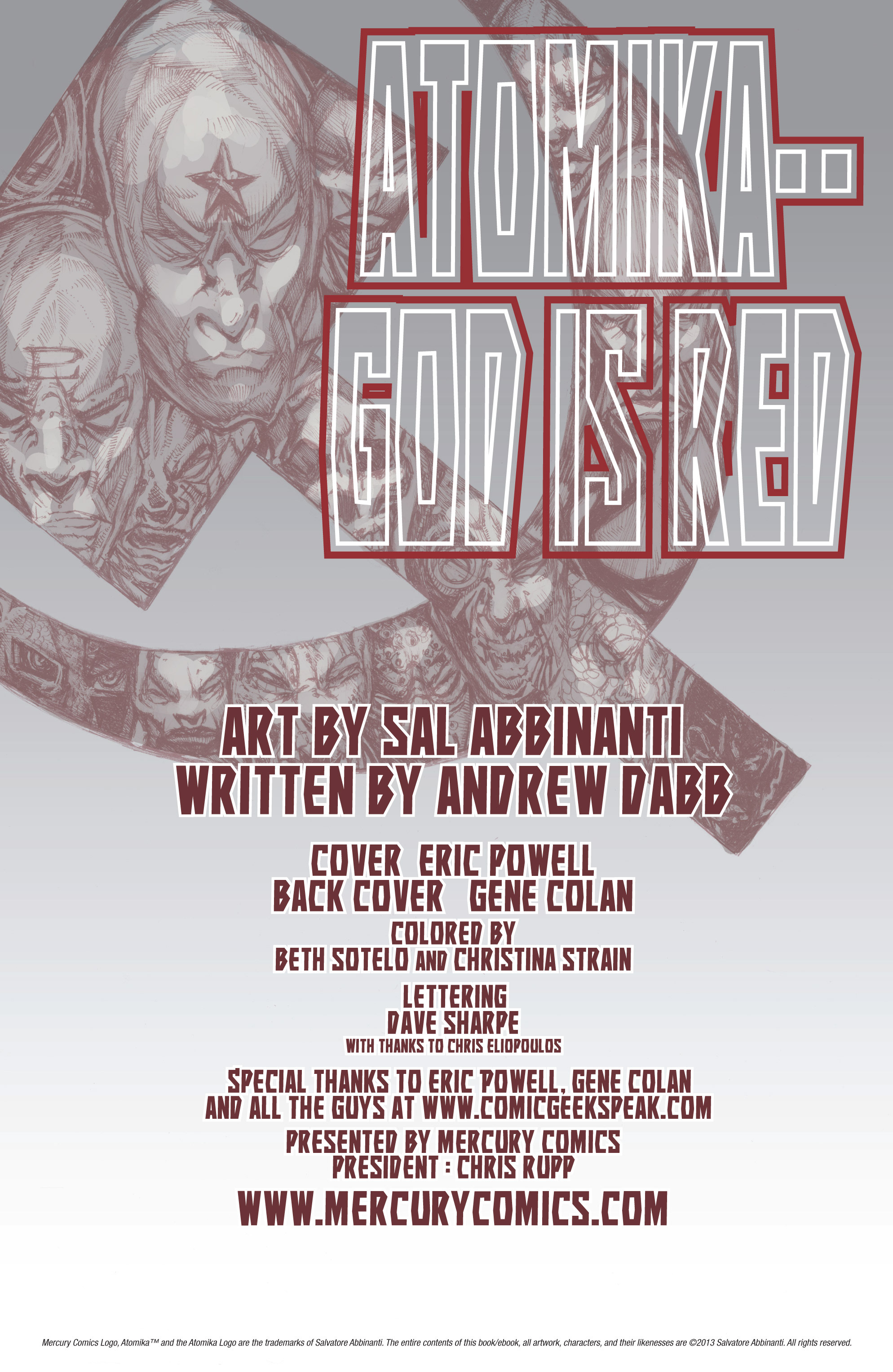 Read online Atomika comic -  Issue # _TPB 2 - 3