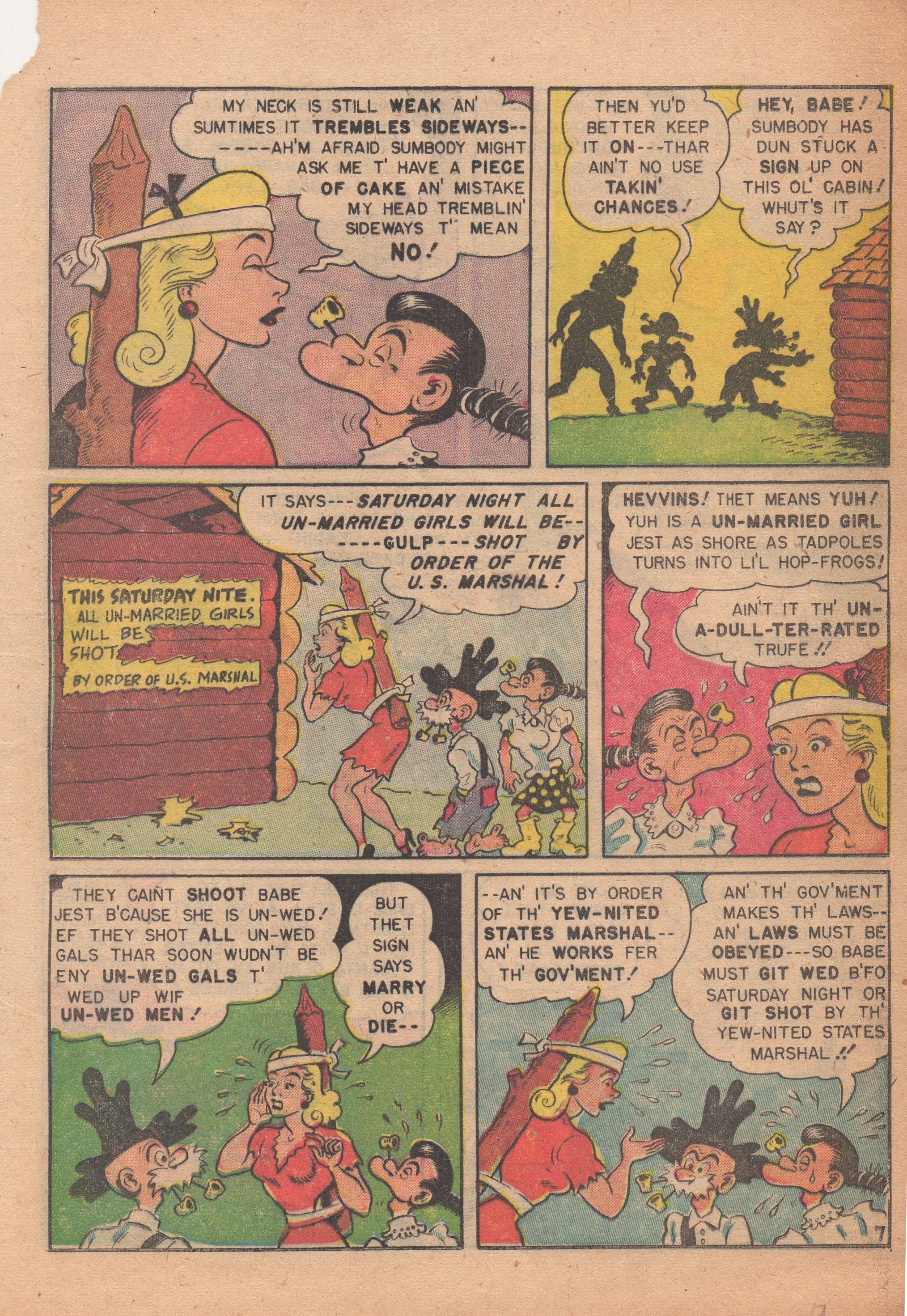 Read online Babe (1948) comic -  Issue #5 - 9