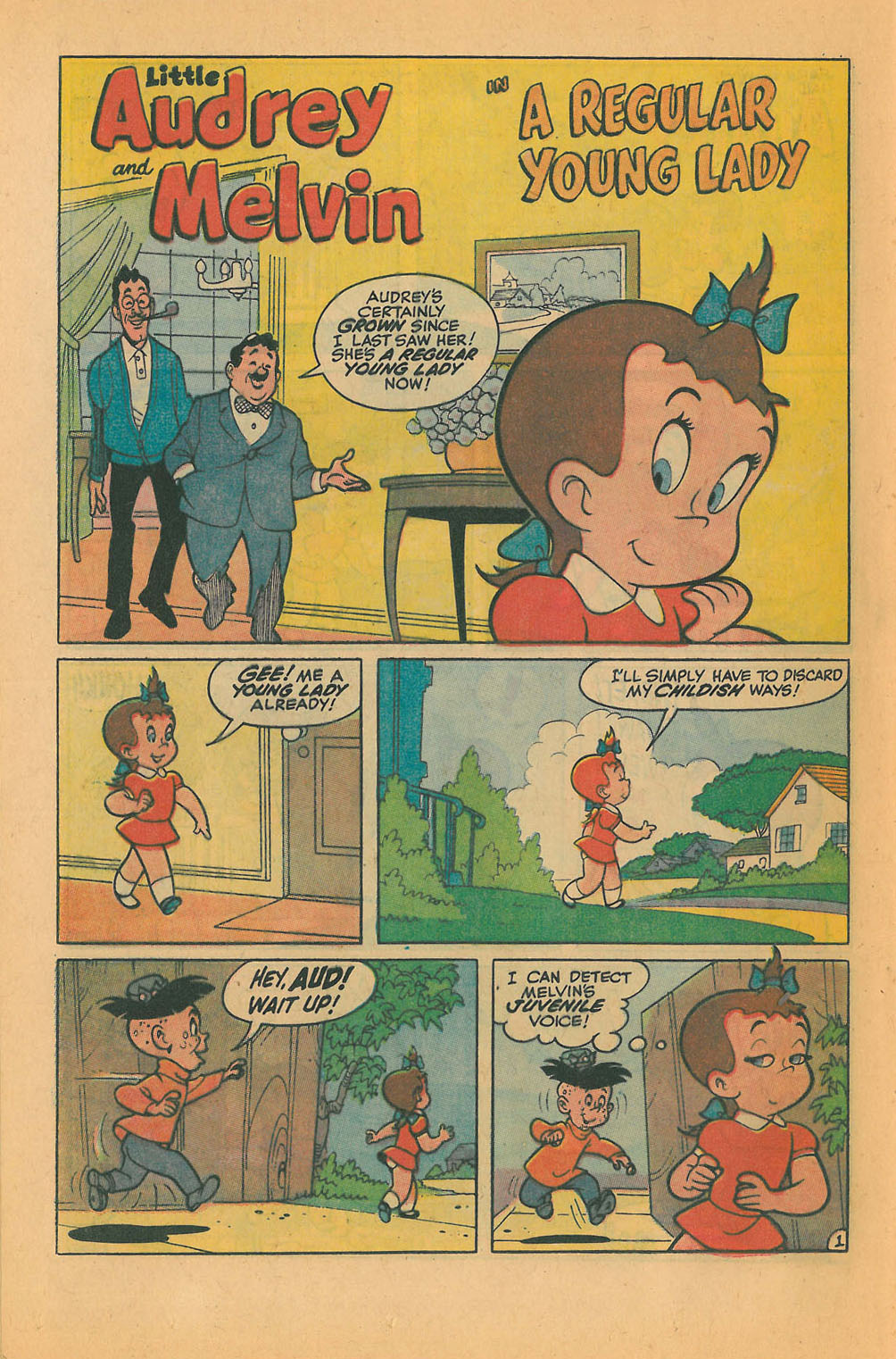 Read online Little Audrey And Melvin comic -  Issue #36 - 12