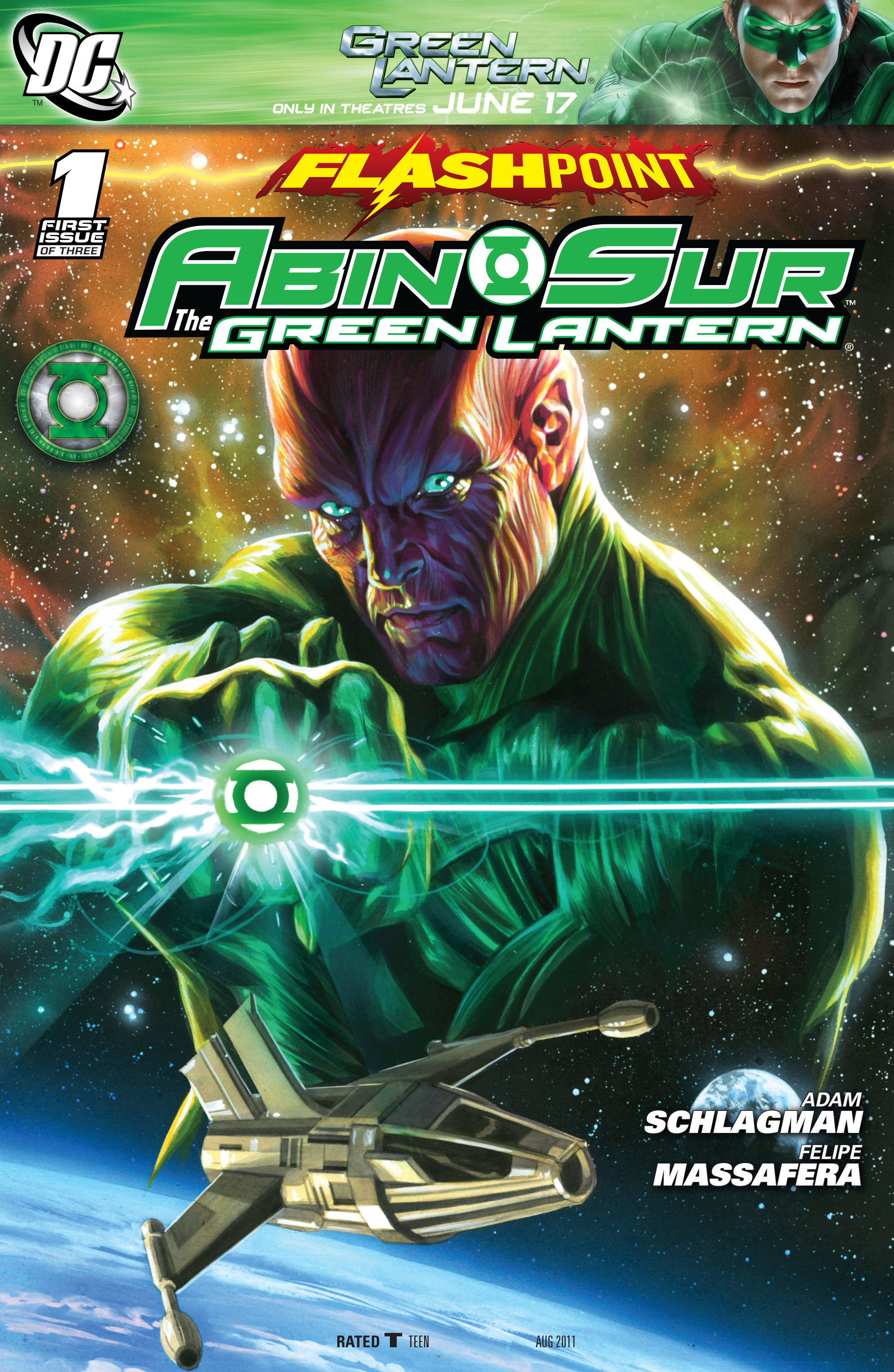 Read online Flashpoint: Abin Sur - The Green Lantern comic -  Issue #1 - 1