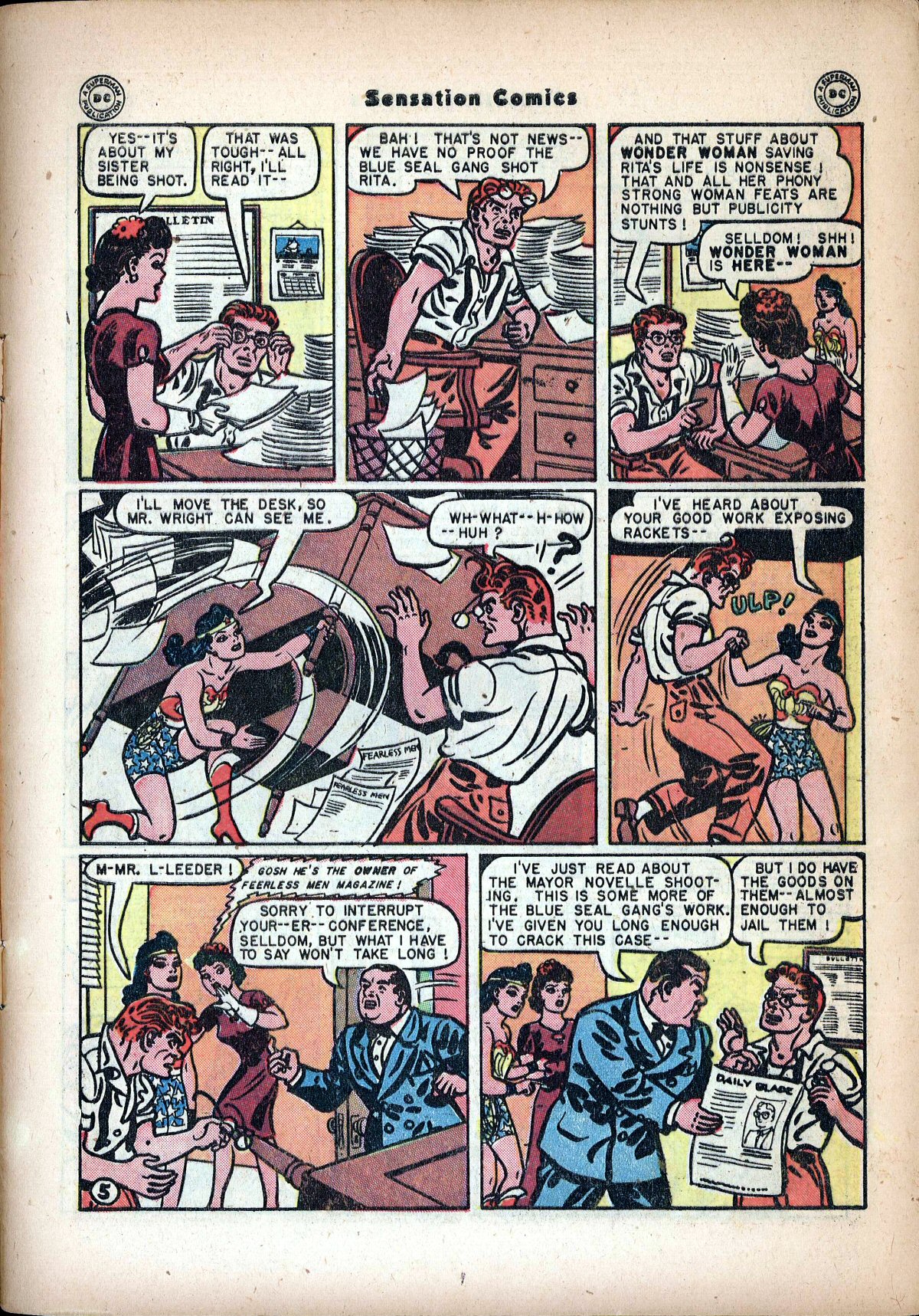 Read online Sensation (Mystery) Comics comic -  Issue #72 - 7