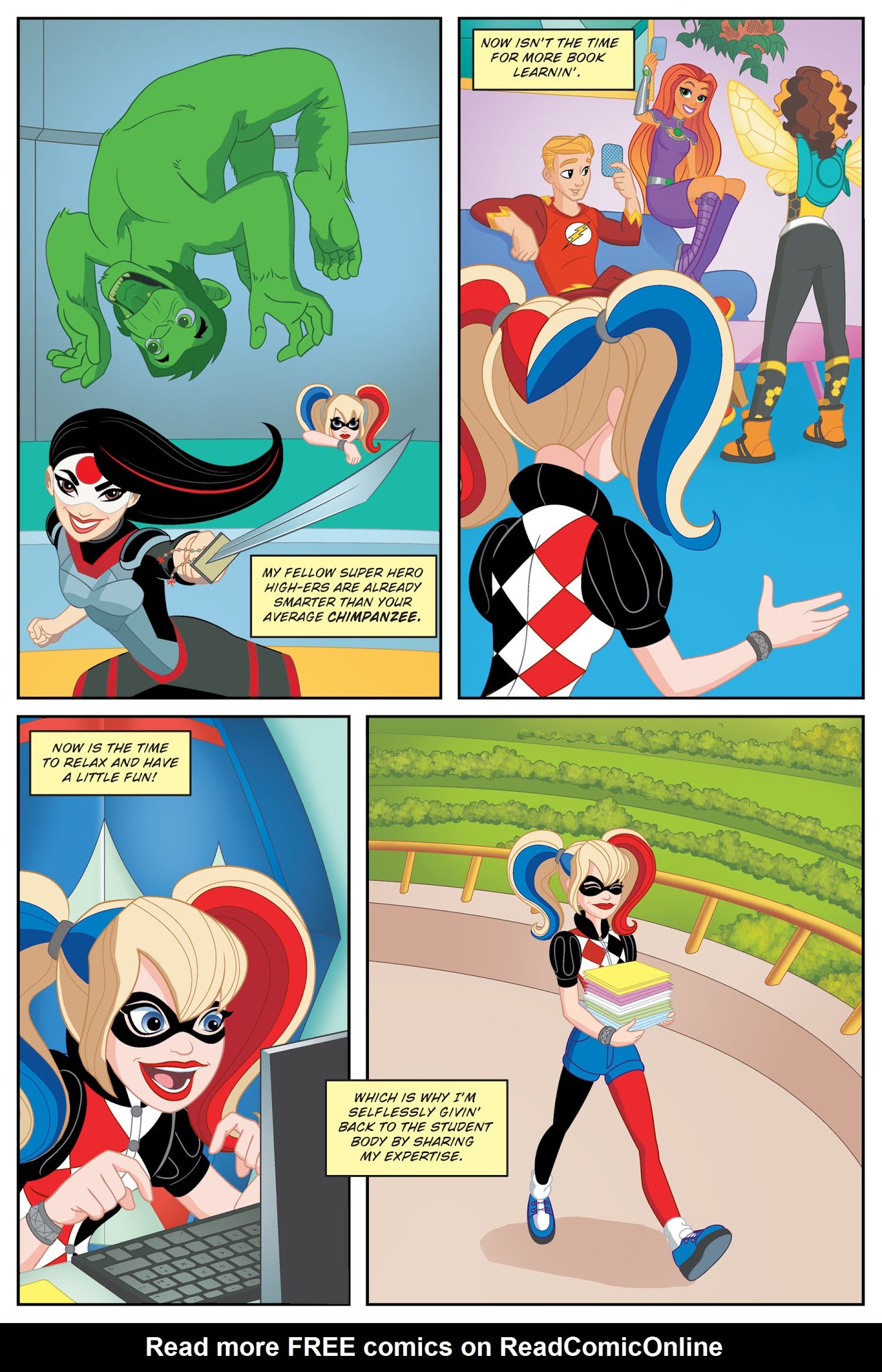Read online DC Super Hero Girls: Finals Crisis comic -  Issue # TPB - 100
