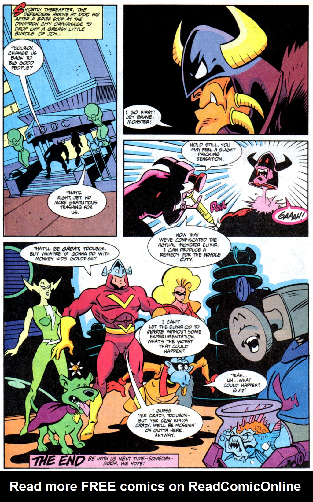 Read online Defenders of Dynatron City comic -  Issue #6 - 23