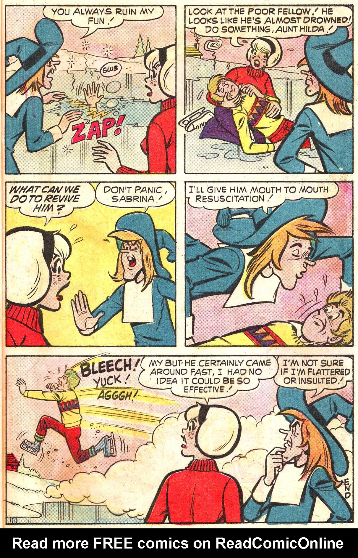 Read online Sabrina The Teenage Witch (1971) comic -  Issue #31 - 33