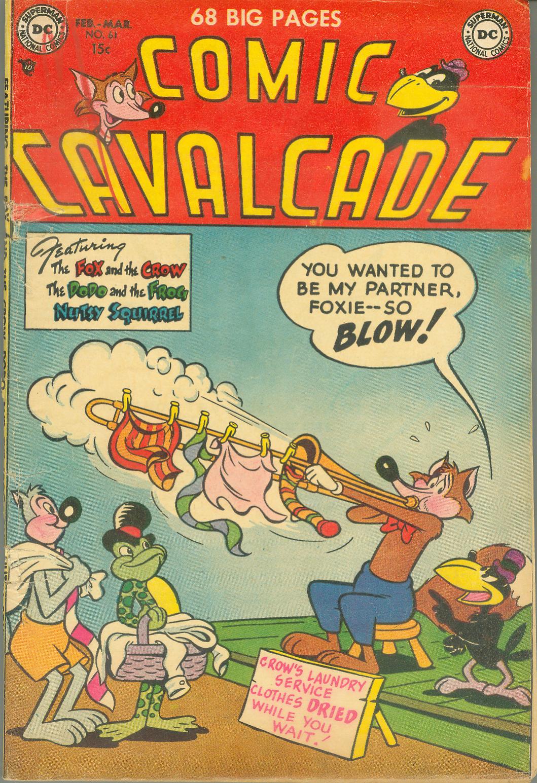 Read online Comic Cavalcade comic -  Issue #61 - 1