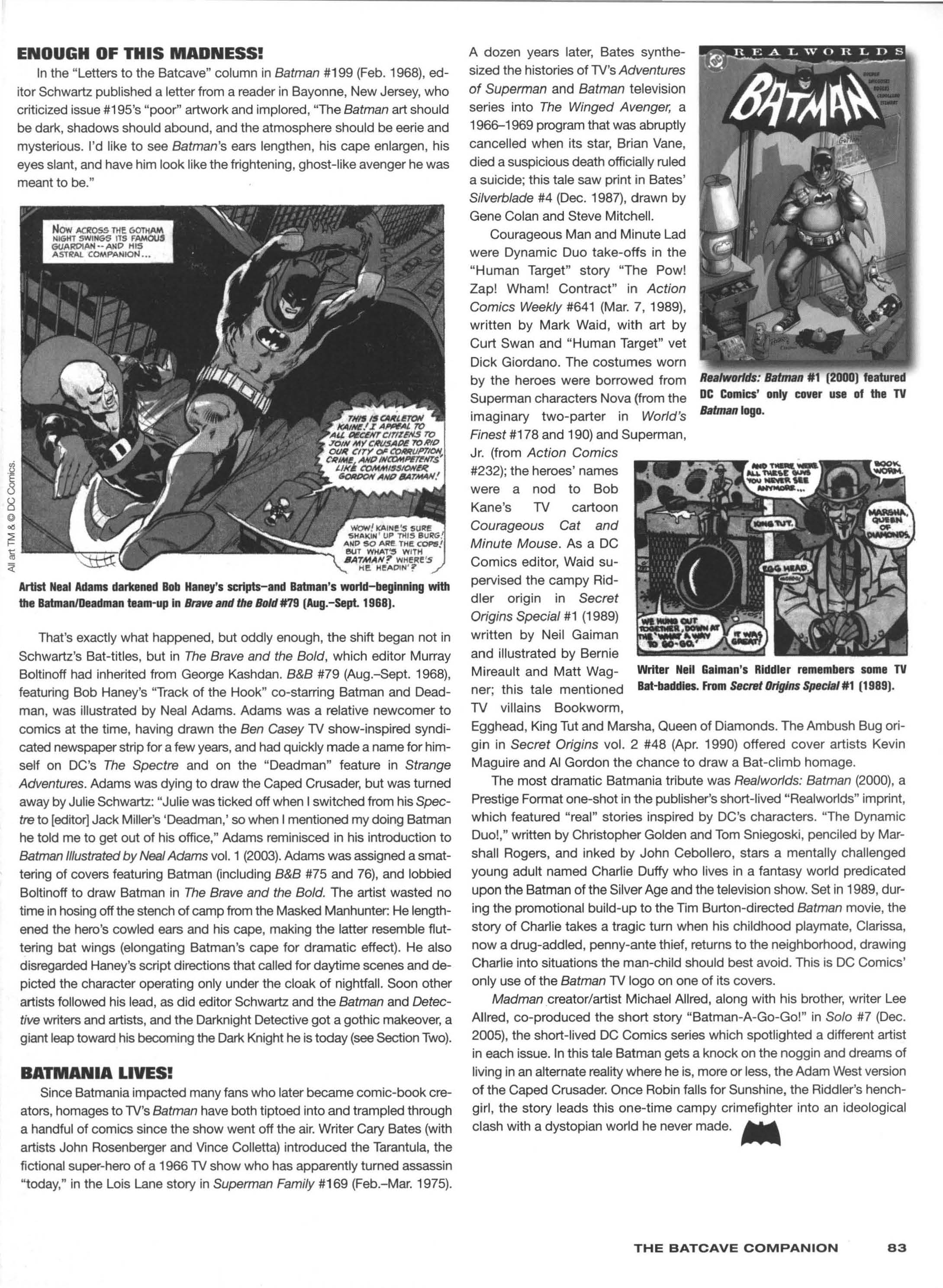 Read online The Batcave Companion comic -  Issue # TPB (Part 1) - 85