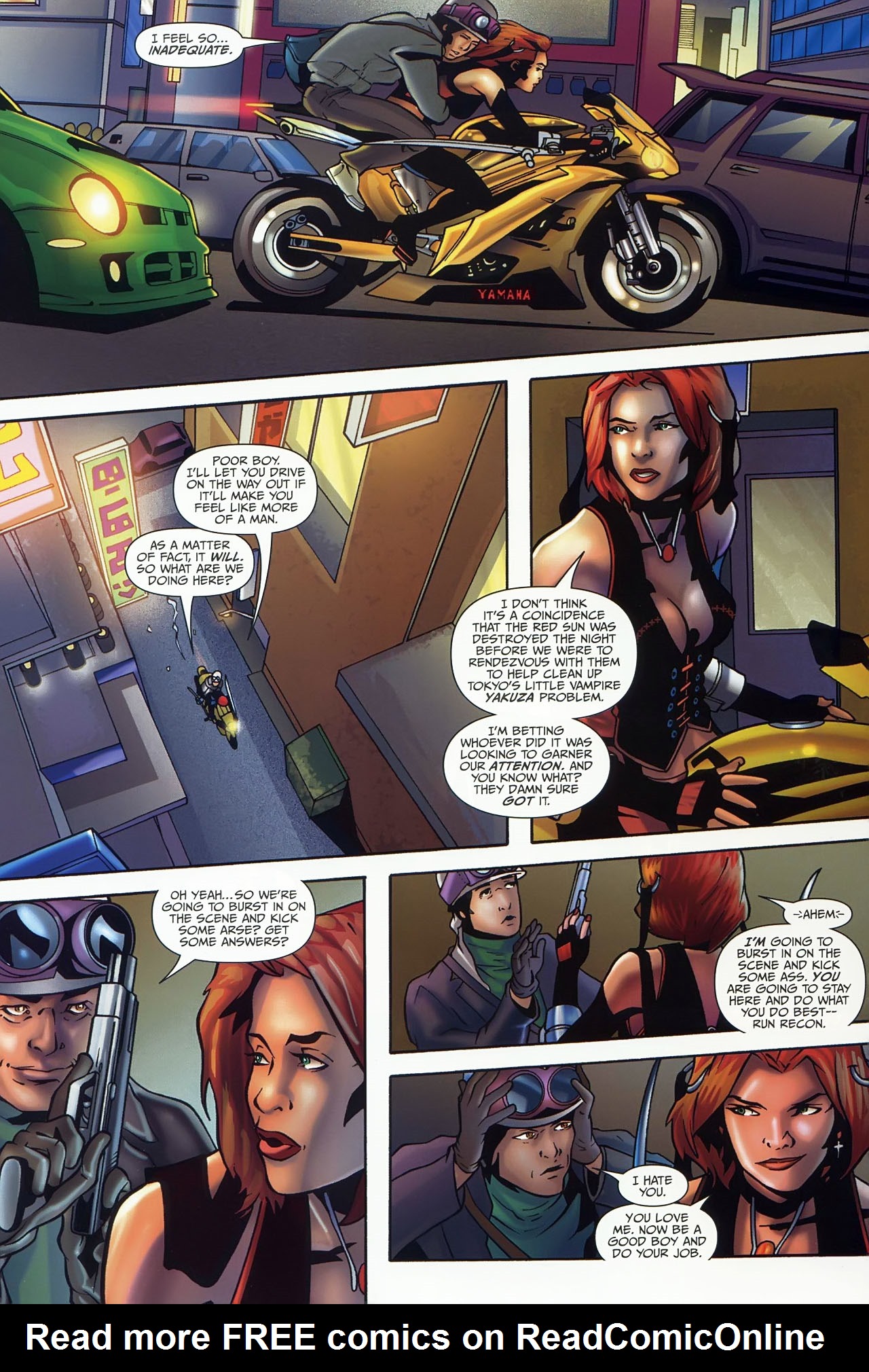 Read online BloodRayne: Tokyo Rogue comic -  Issue #1 - 13