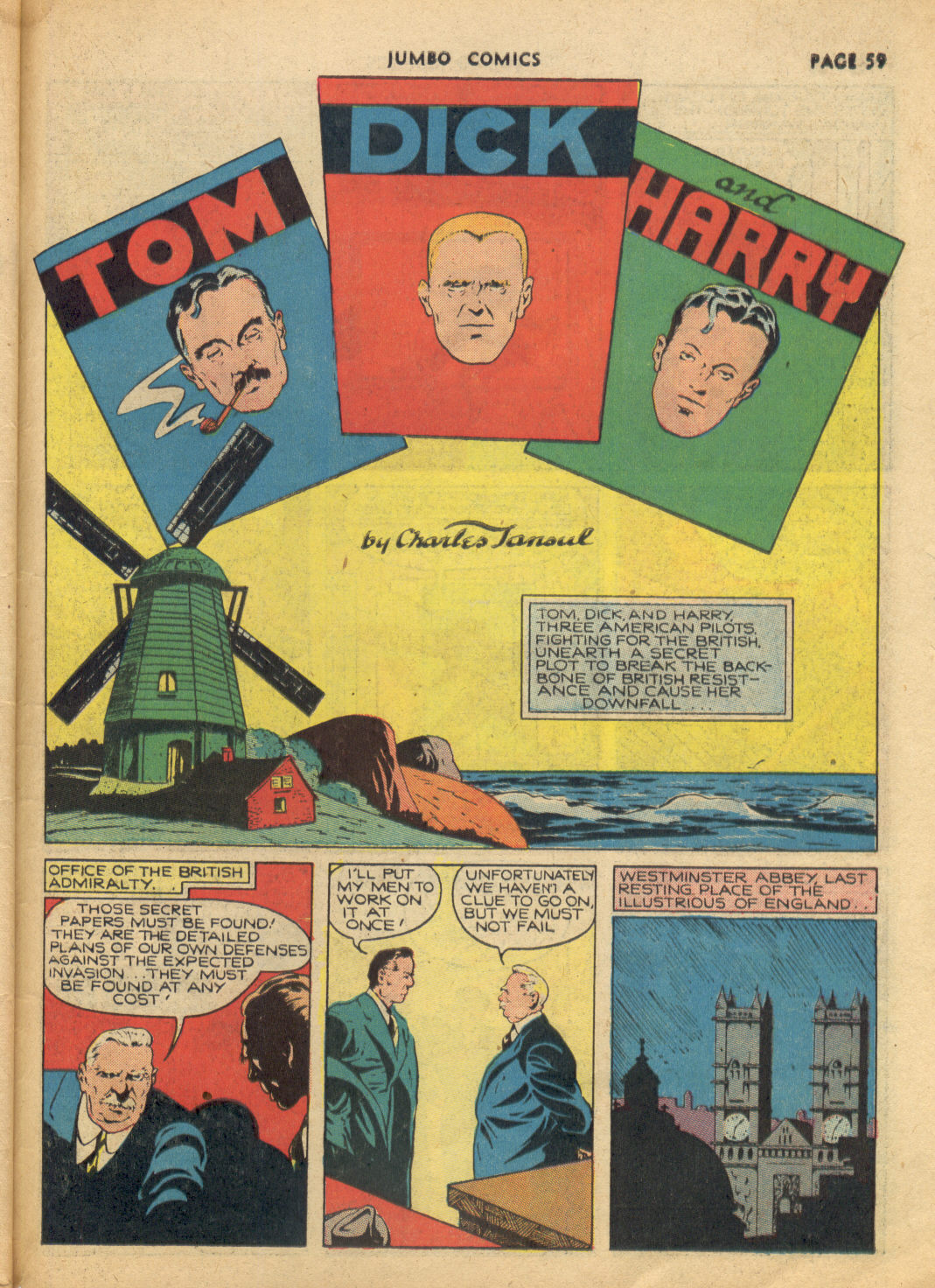 Read online Jumbo Comics comic -  Issue #24 - 61