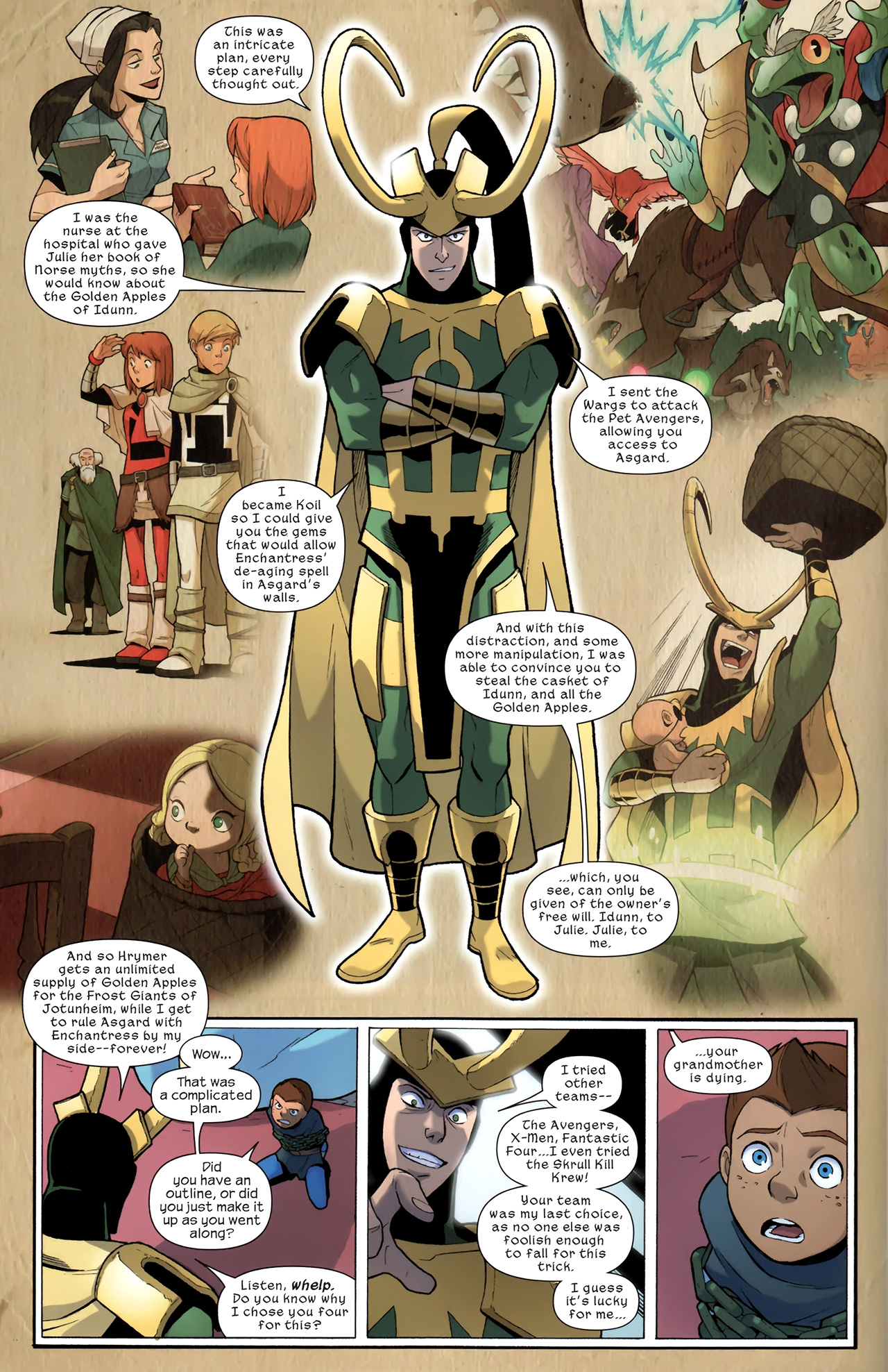 Read online Thor and the Warriors Four comic -  Issue #4 - 5