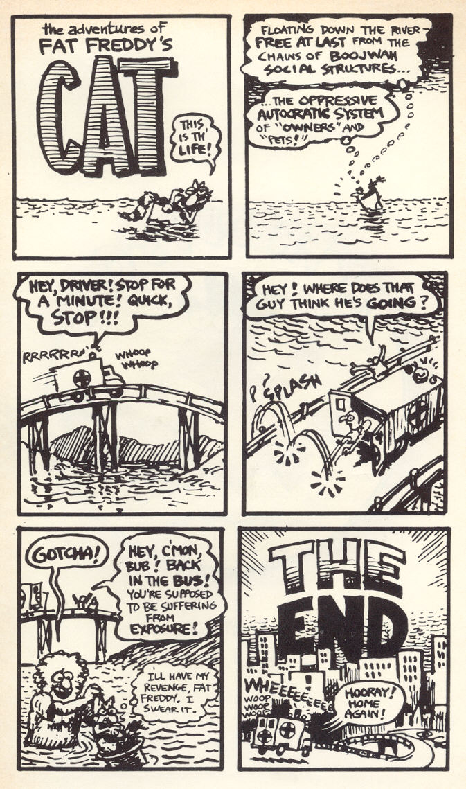 Read online Adventures of Fat Freddy's Cat comic -  Issue #3 - 51
