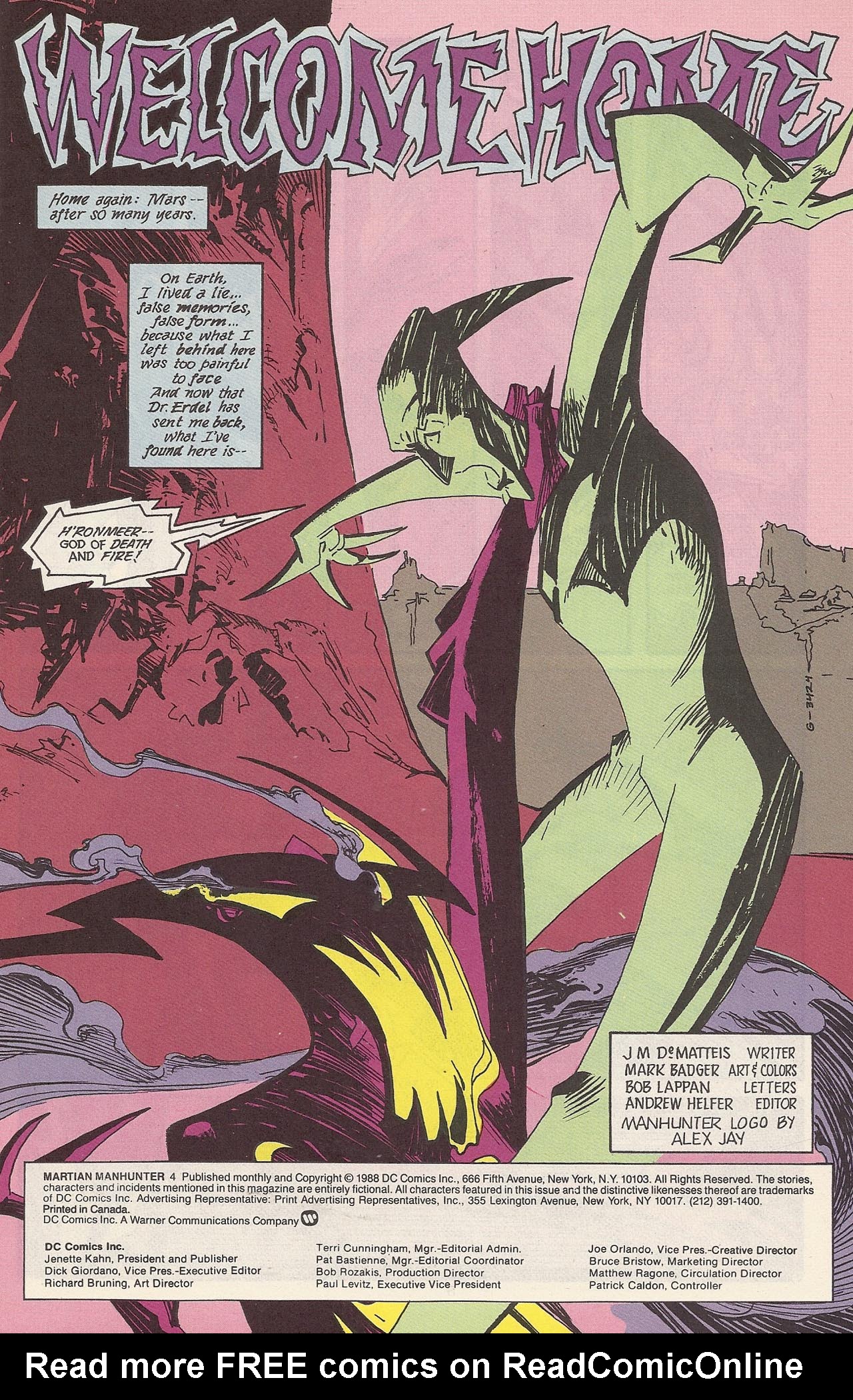 Read online Martian Manhunter (1988) comic -  Issue #4 - 3