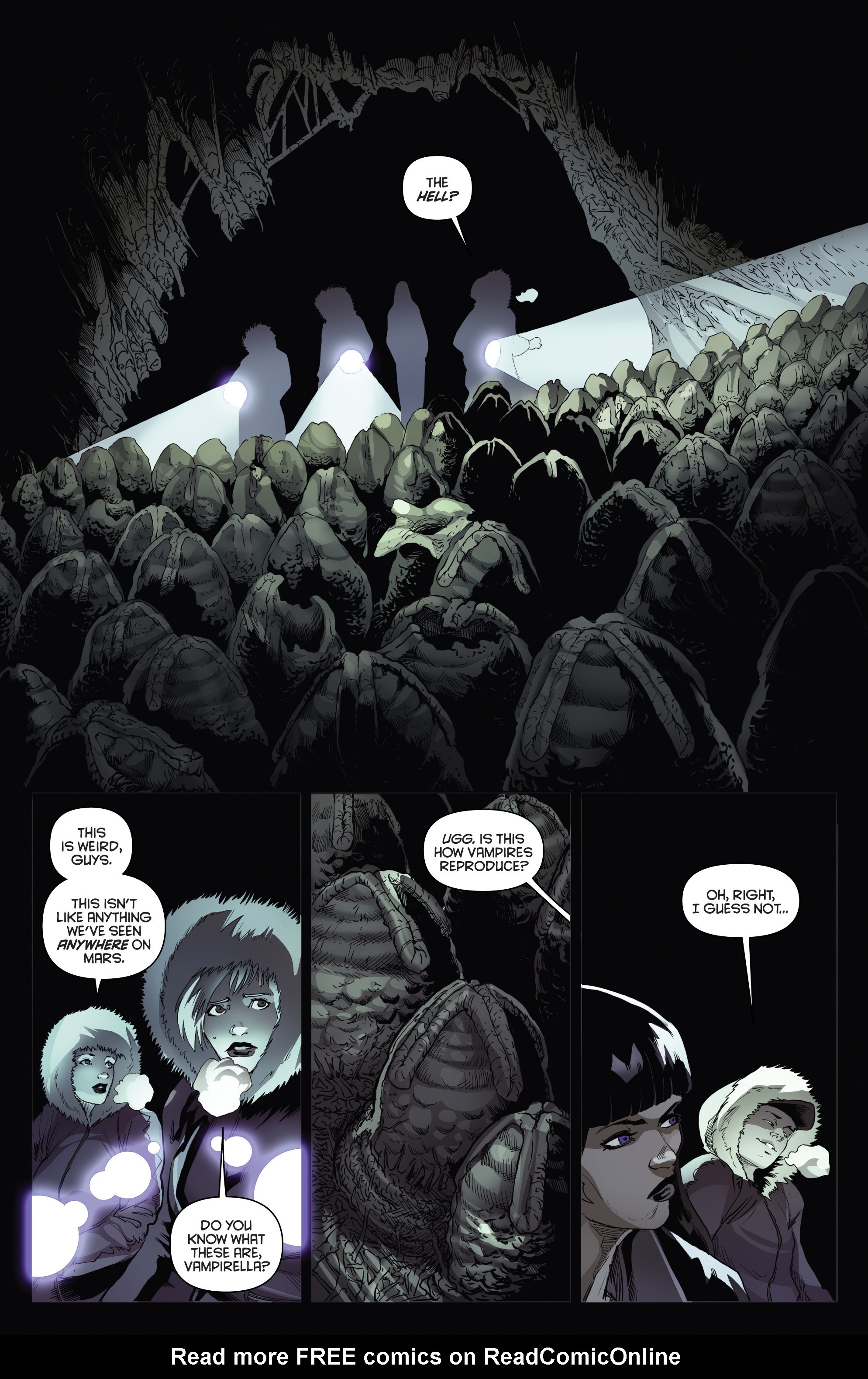 Read online Aliens/Vampirella comic -  Issue #1 - 16