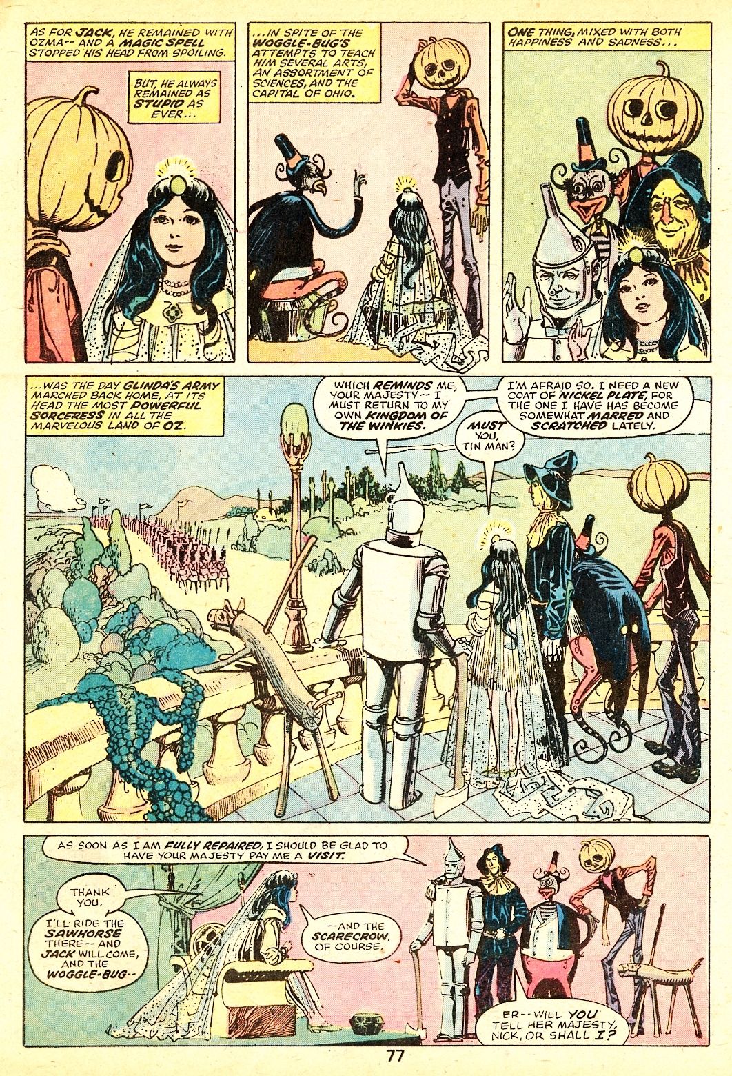 Read online Marvel Treasury of Oz featuring the Marvelous Land of Oz comic -  Issue # Full - 76