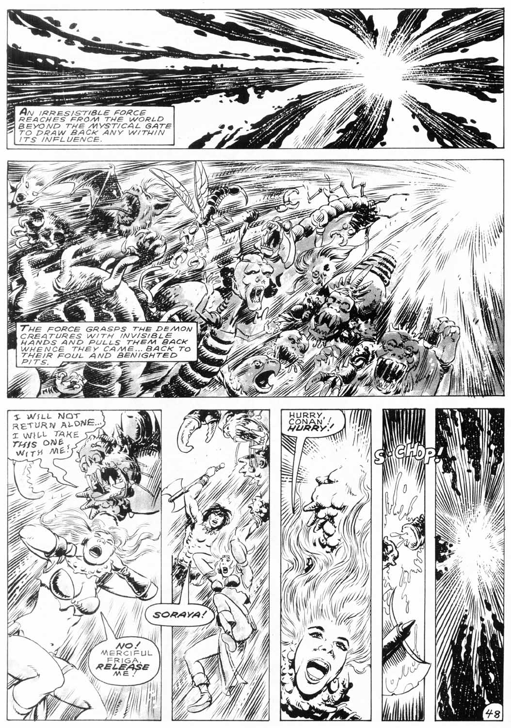 Read online The Savage Sword Of Conan comic -  Issue #154 - 48