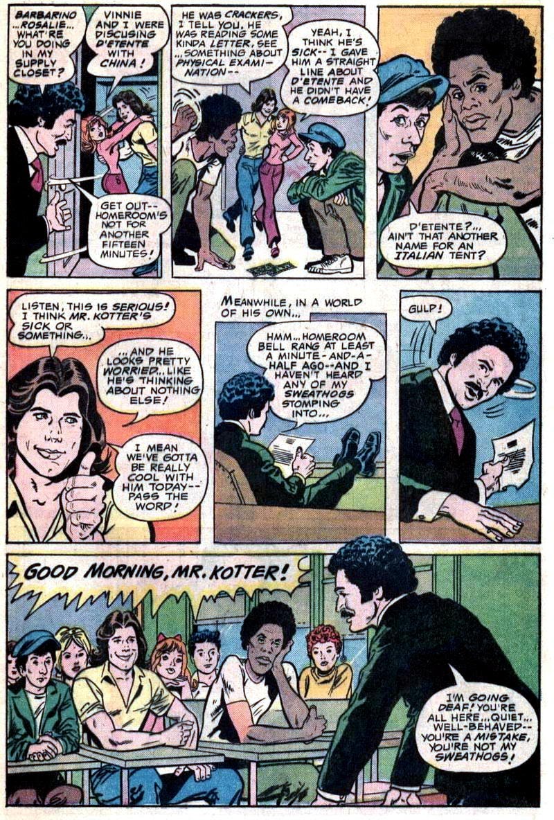 Read online Welcome Back, Kotter comic -  Issue #1 - 6