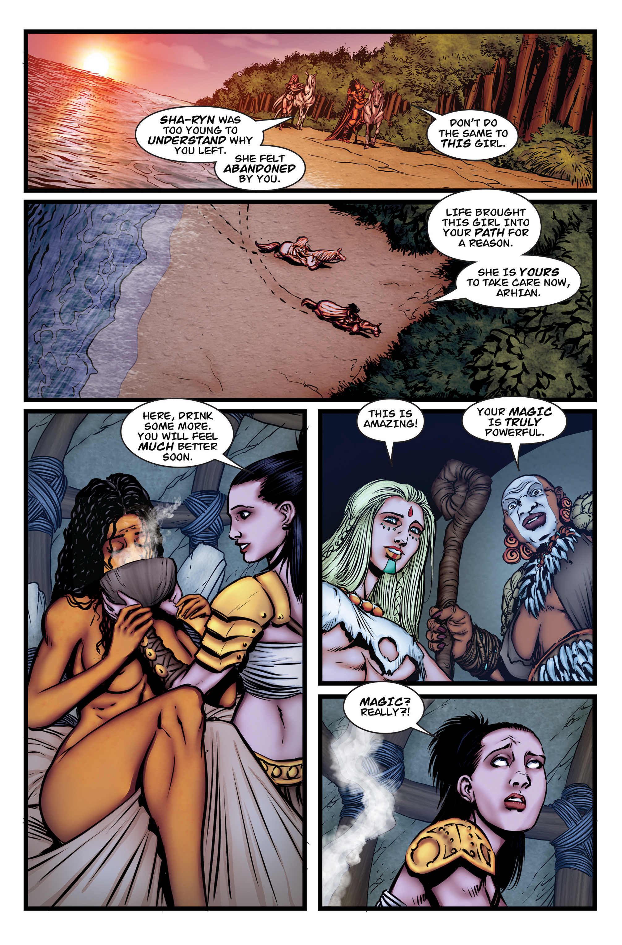 Read online Arhian: Head Huntress comic -  Issue #5 - 14