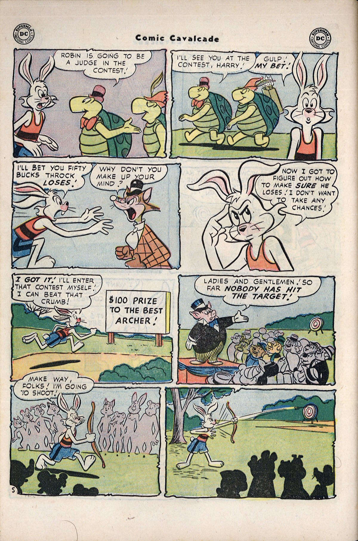 Read online Comic Cavalcade comic -  Issue #59 - 64