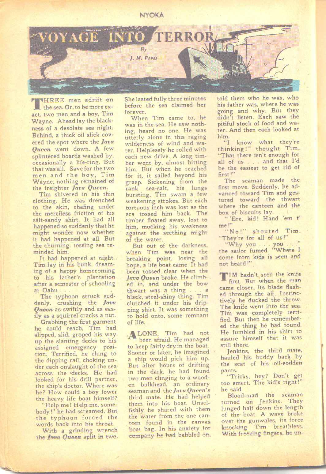 Read online Nyoka the Jungle Girl (1945) comic -  Issue #7 - 22