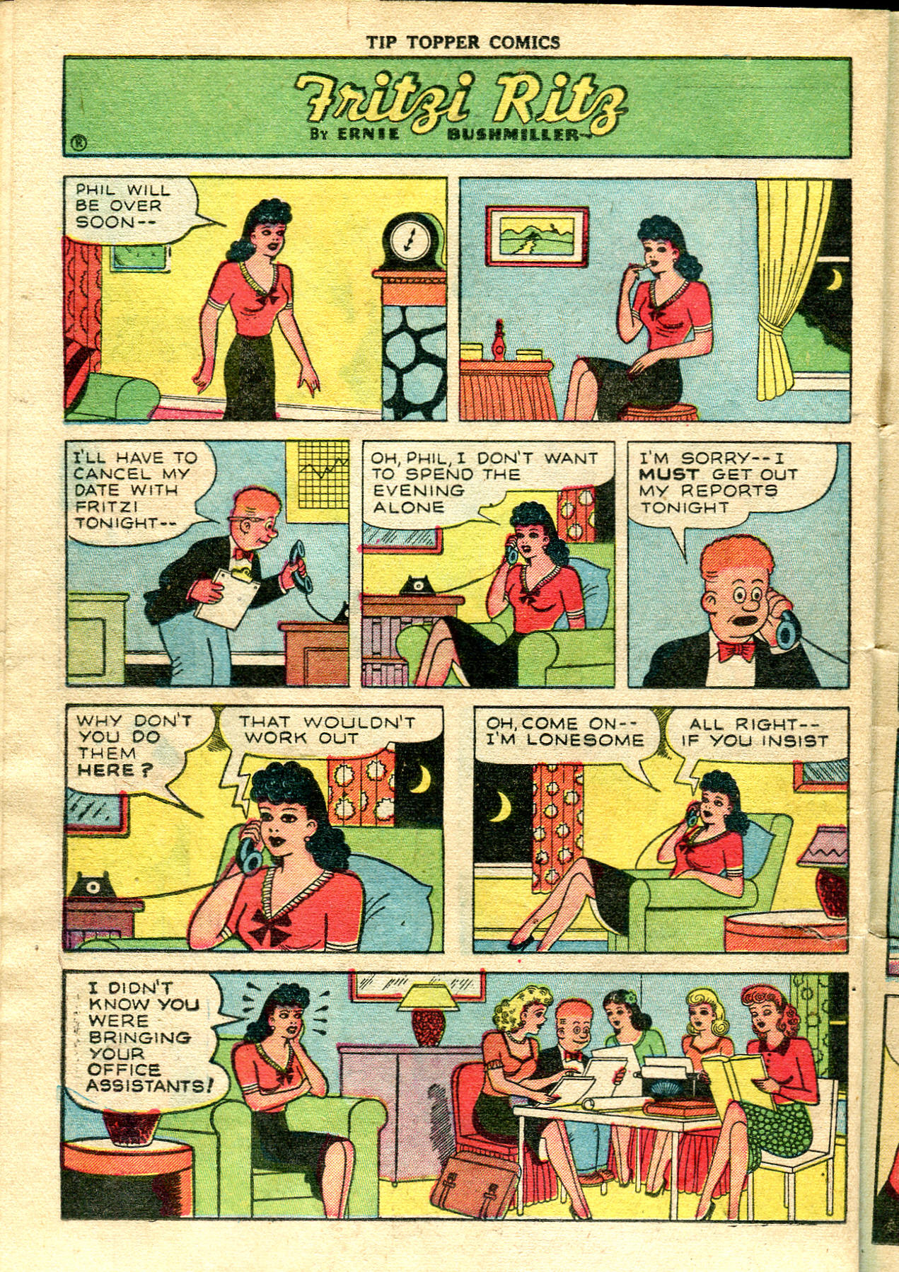 Read online Tip Topper Comics comic -  Issue #16 - 22