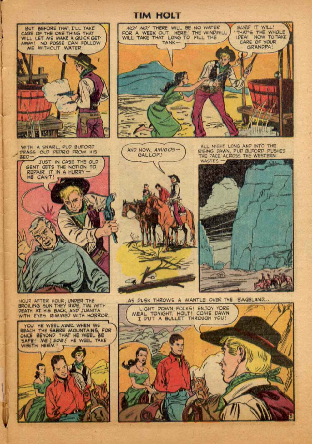 Read online Tim Holt comic -  Issue #29 - 31