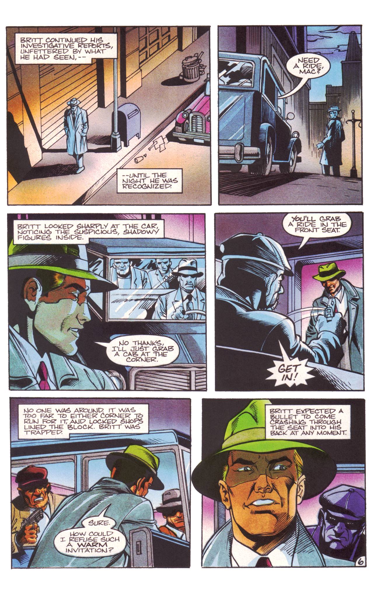 Read online Tales of the Green Hornet (1991) comic -  Issue #1 - 7