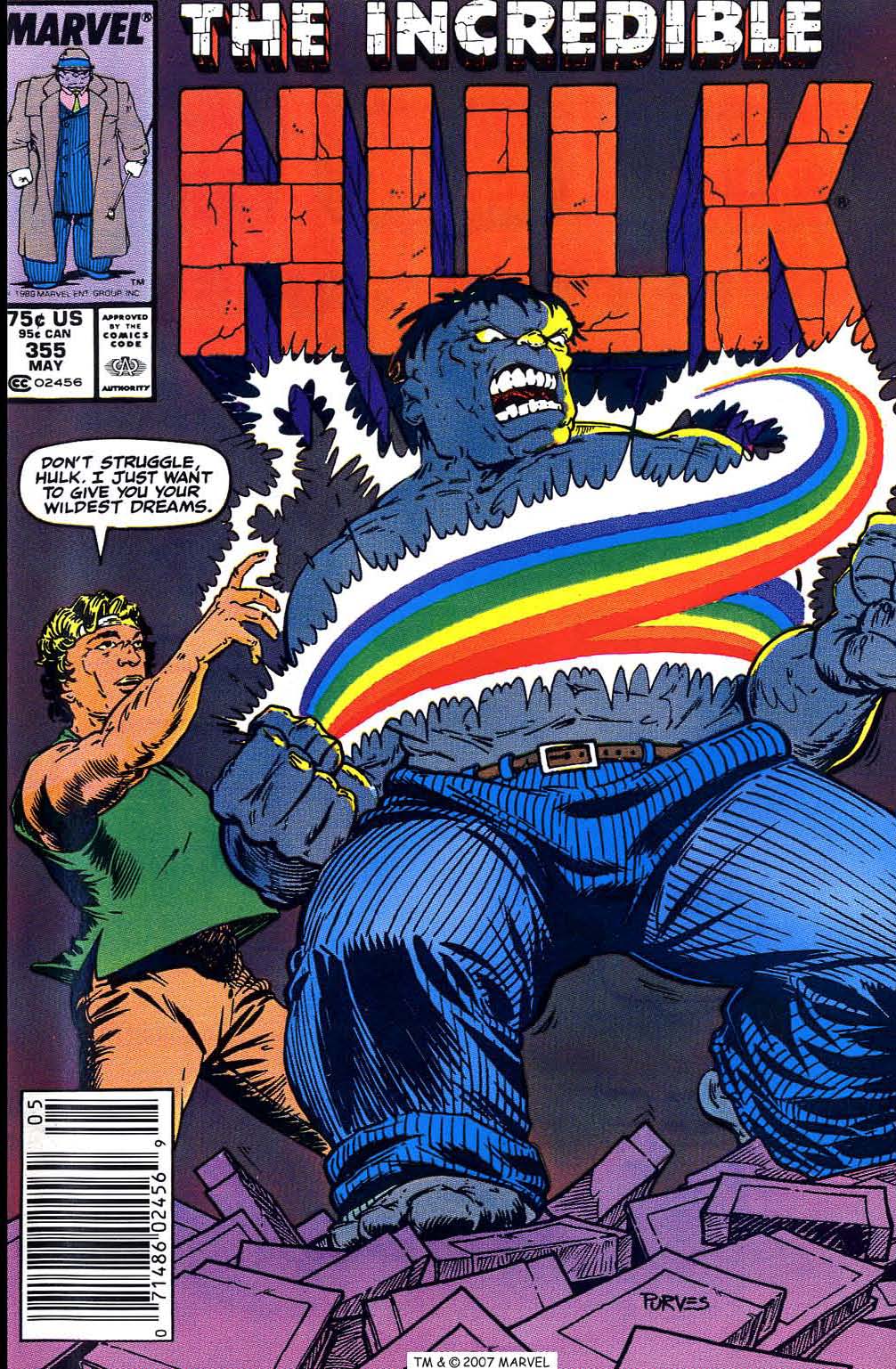 Read online The Incredible Hulk (1968) comic -  Issue #355 - 1