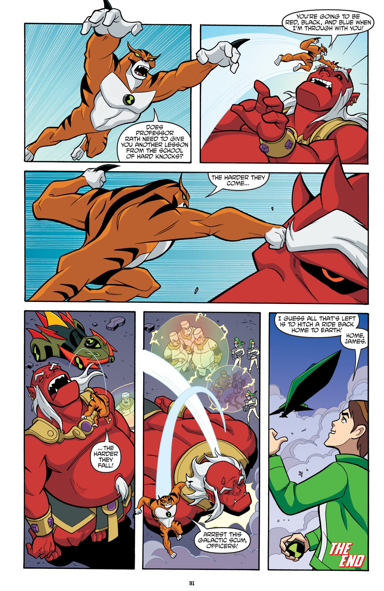 Read online Ben 10 Classics comic -  Issue # TPB 4 - 91