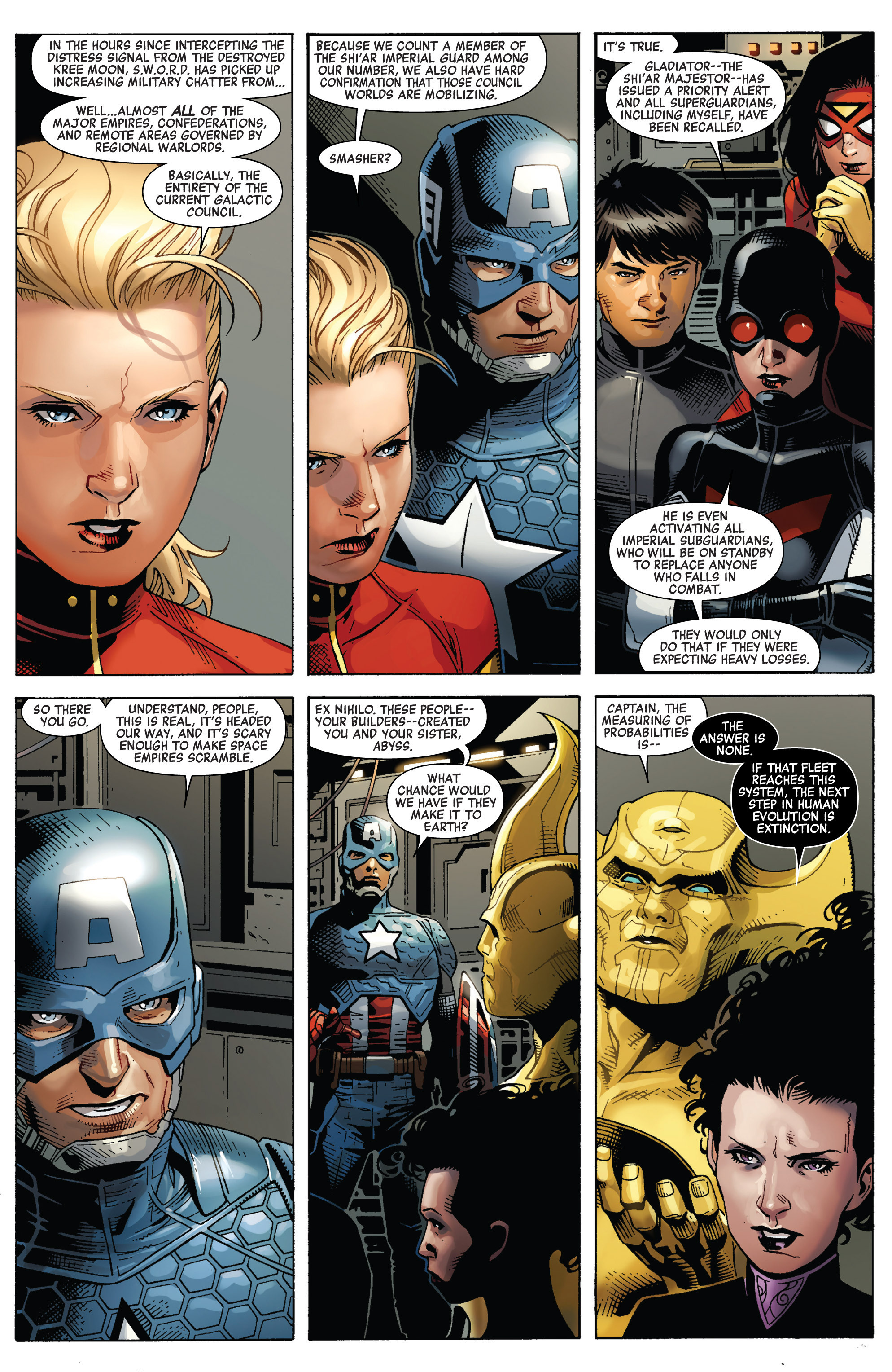 Read online Avengers by Jonathan Hickman Omnibus comic -  Issue # TPB 1 (Part 7) - 34