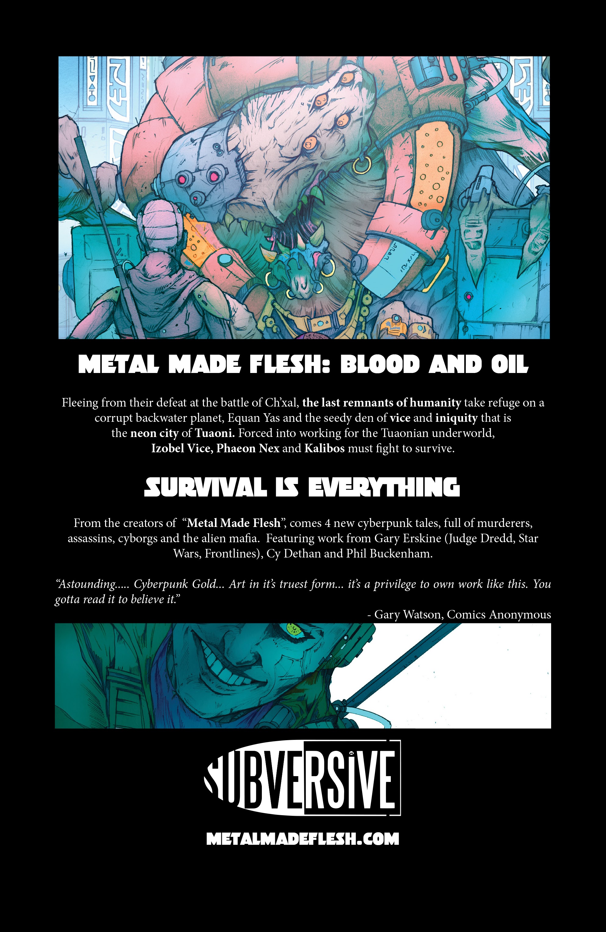 Read online Metal Made Flesh comic -  Issue # TPB - 110