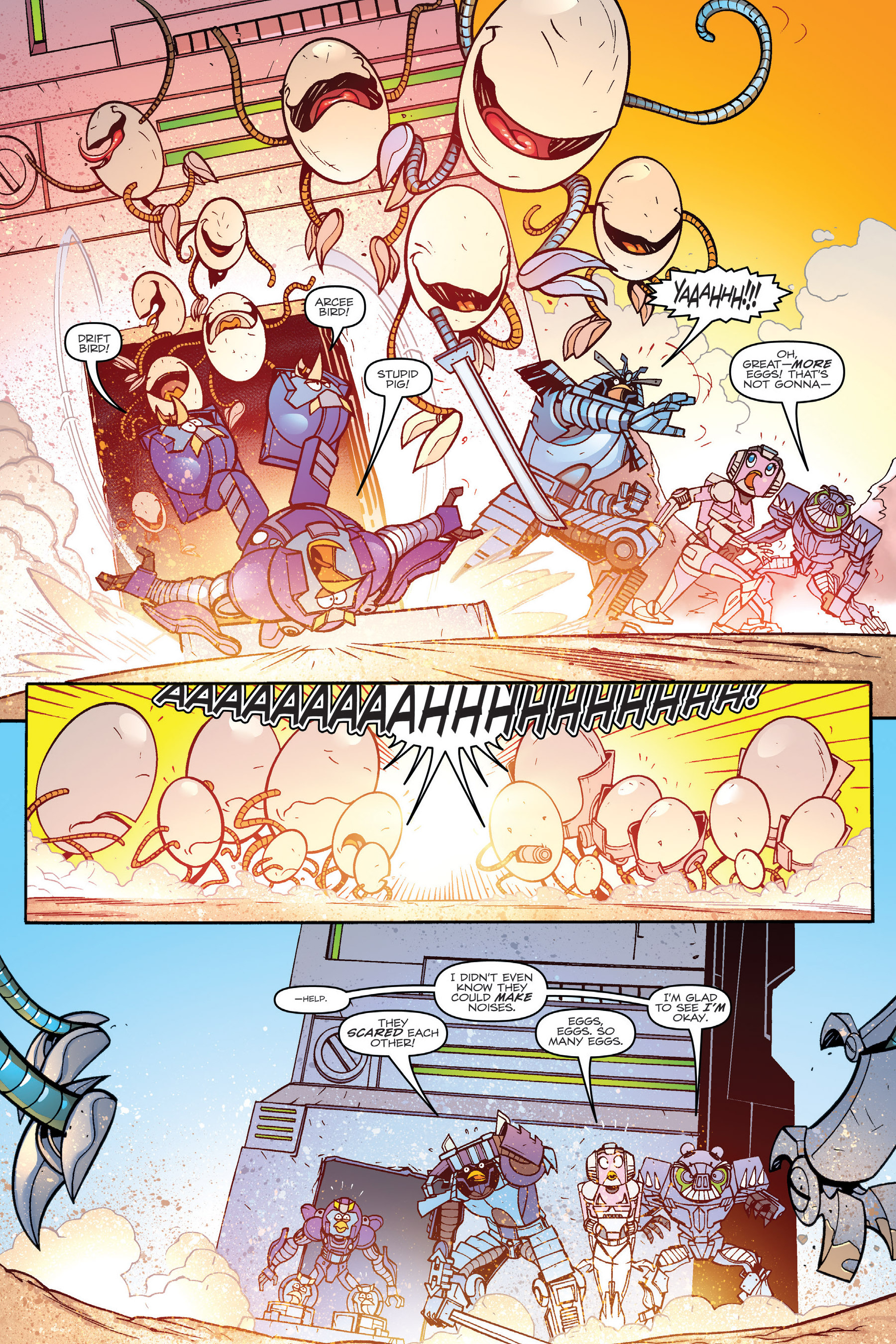 Read online Angry Birds Transformers: Age of Eggstinction comic -  Issue # Full - 66