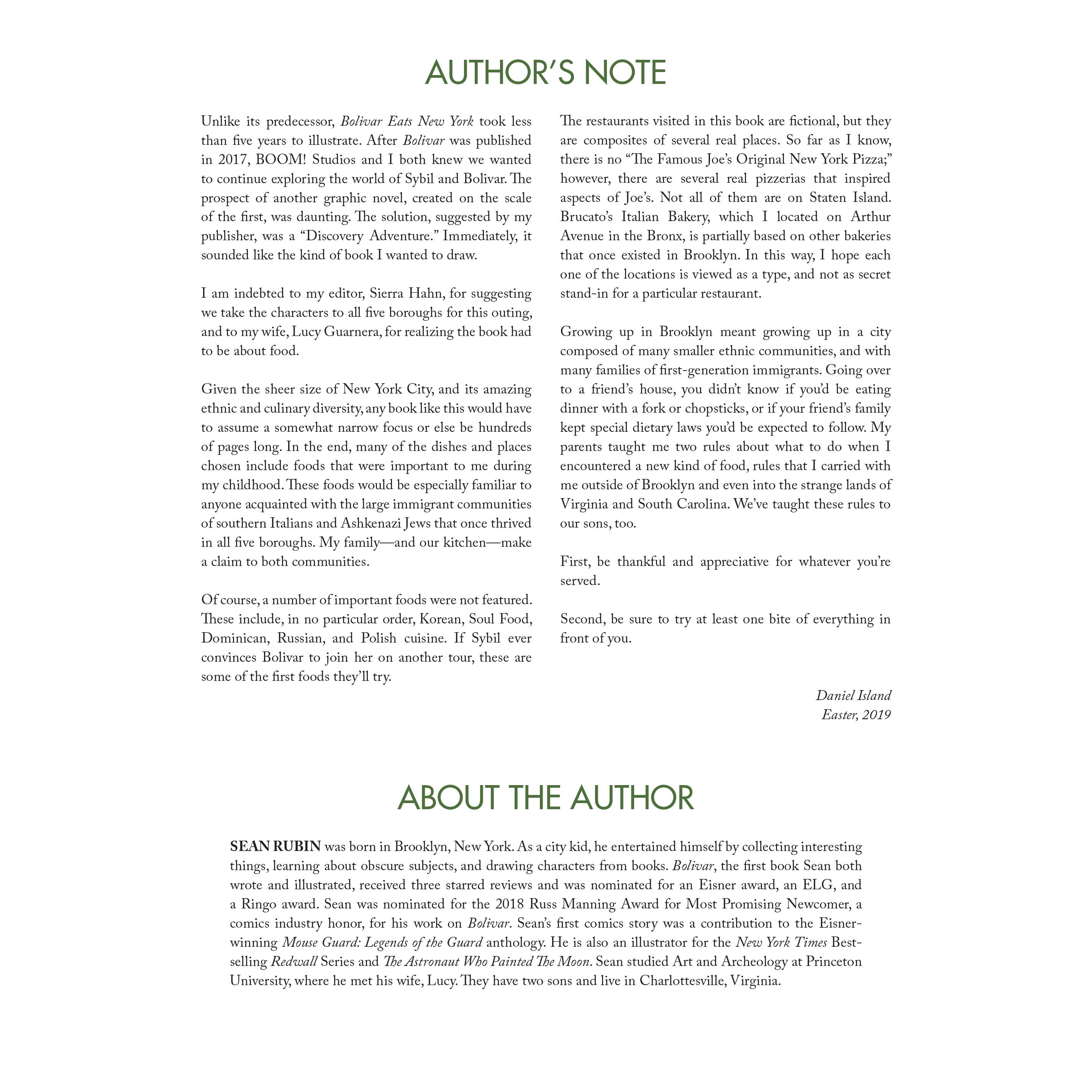 Read online Bolivar Eats New York: A Discovery Adventure comic -  Issue # Full - 20