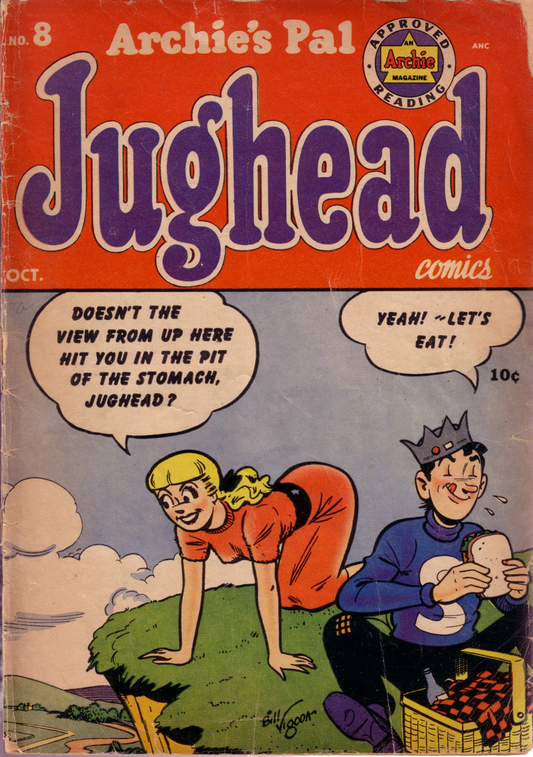 Read online Archie's Pal Jughead comic -  Issue #8 - 1