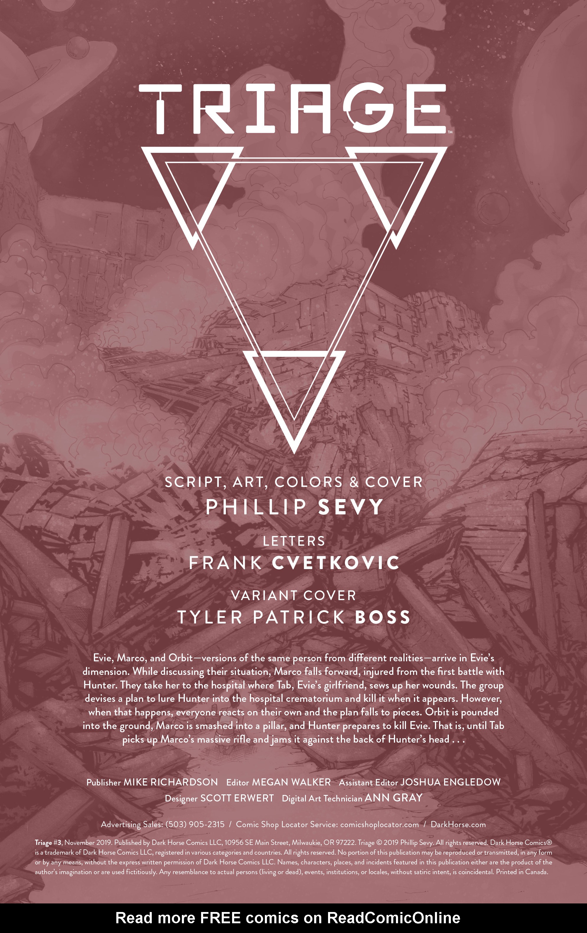 Read online Triage comic -  Issue #3 - 2