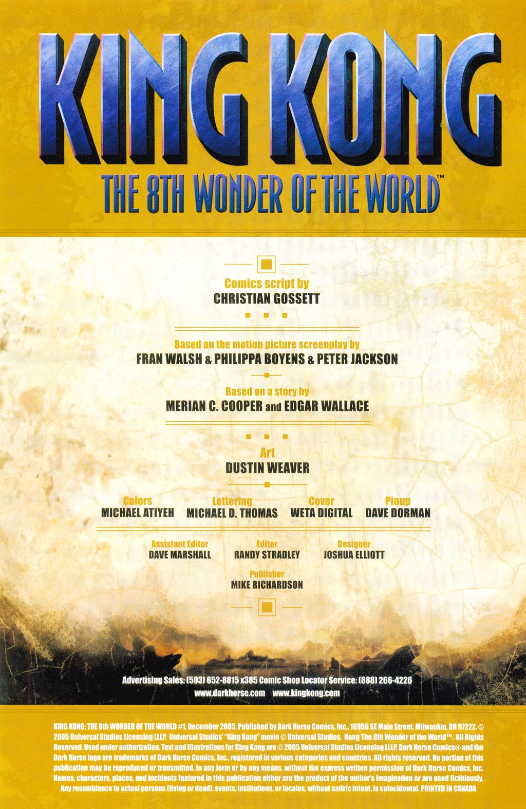 Read online King Kong: The 8th Wonder of the World comic -  Issue # Full - 2