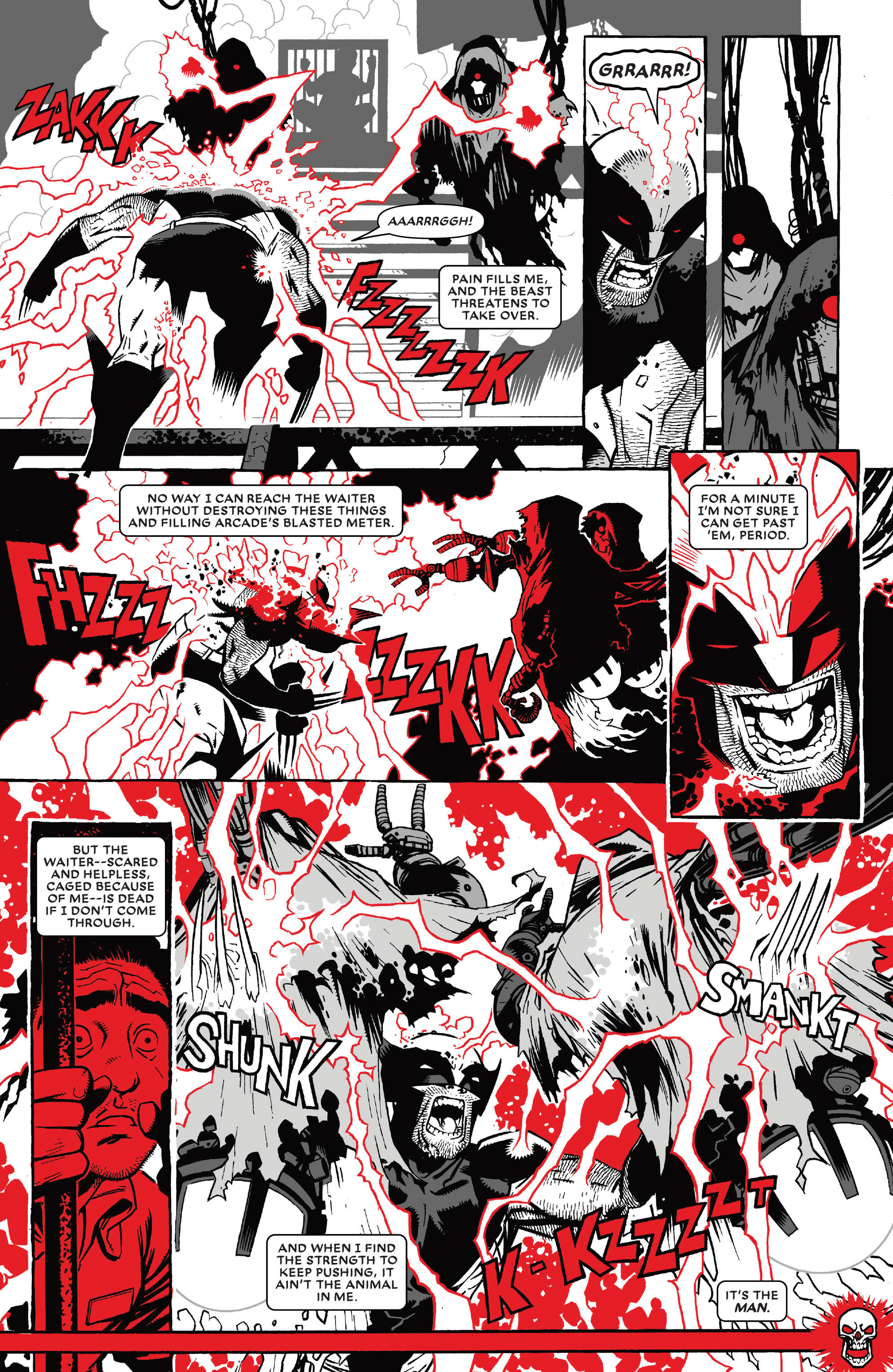 Read online Wolverine: Black, White & Blood comic -  Issue #2 - 18
