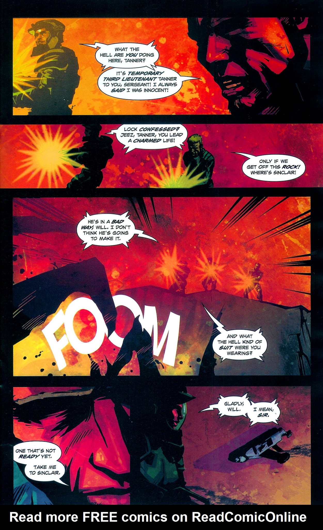 Read online Starship Troopers: Damaged Justice comic -  Issue #4 - 21