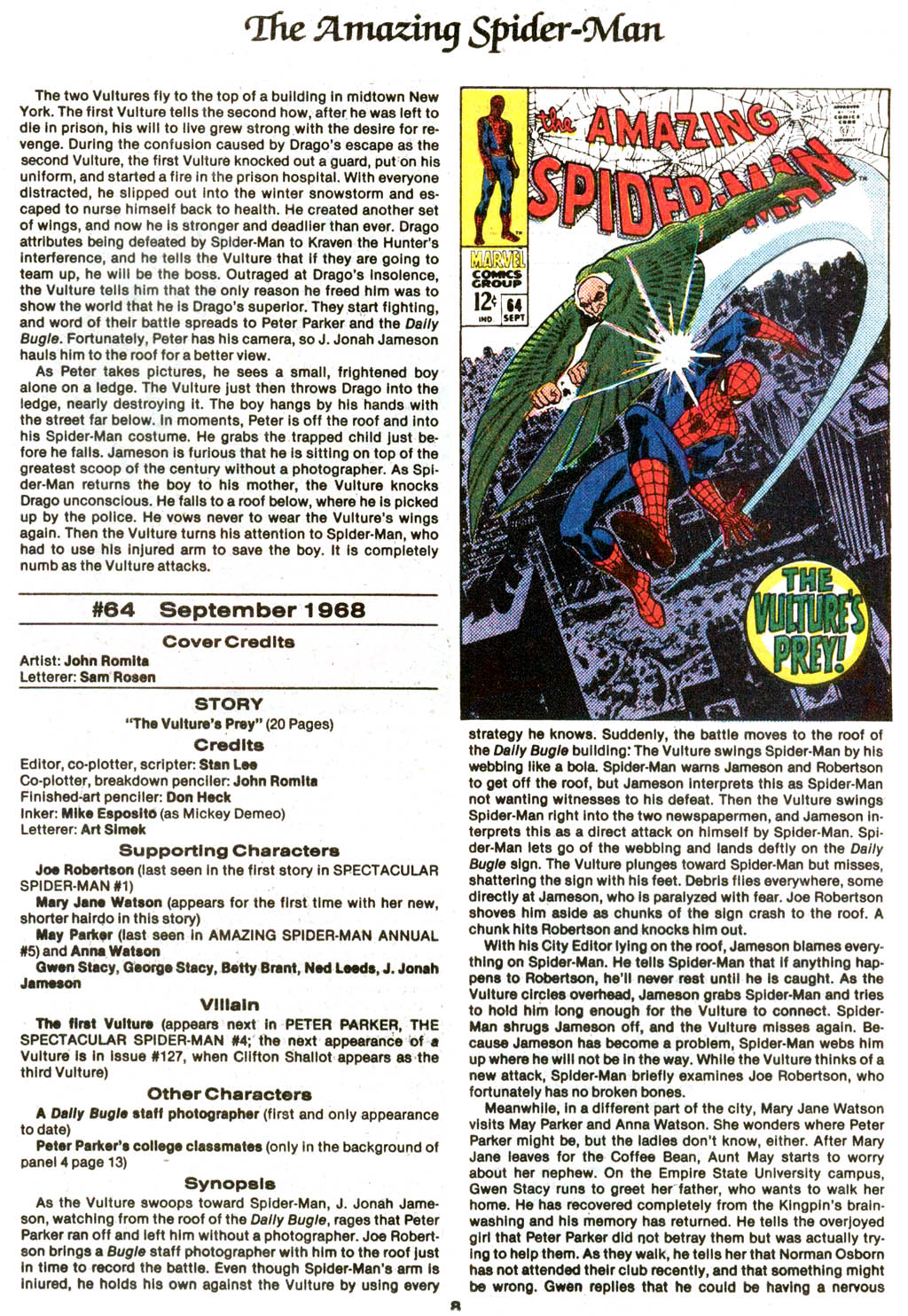 Read online The Official Marvel Index to The Amazing Spider-Man comic -  Issue #3 - 10