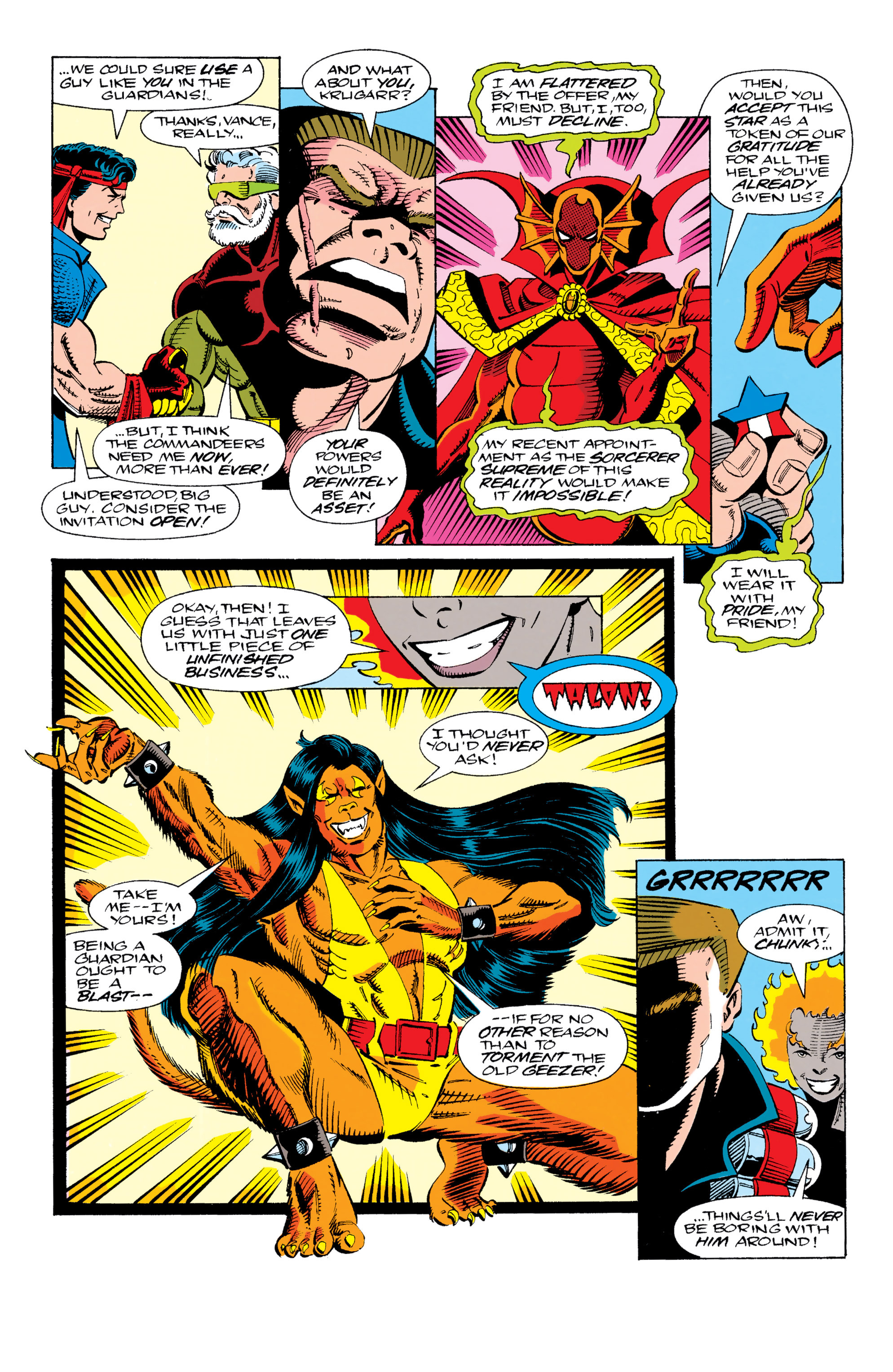 Read online Guardians of the Galaxy (1990) comic -  Issue # _TPB Guardians of the Galaxy by Jim Valentino 2 (Part 3) - 97