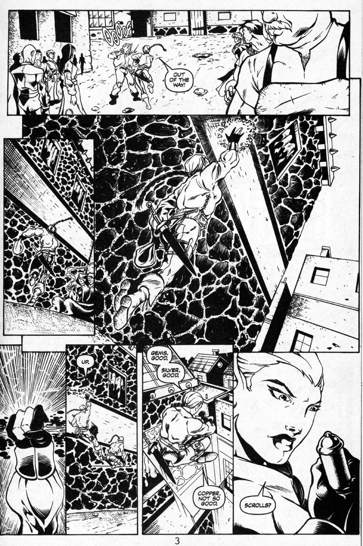 Read online Dungeons & Dragons: Black & White comic -  Issue #1 - 4