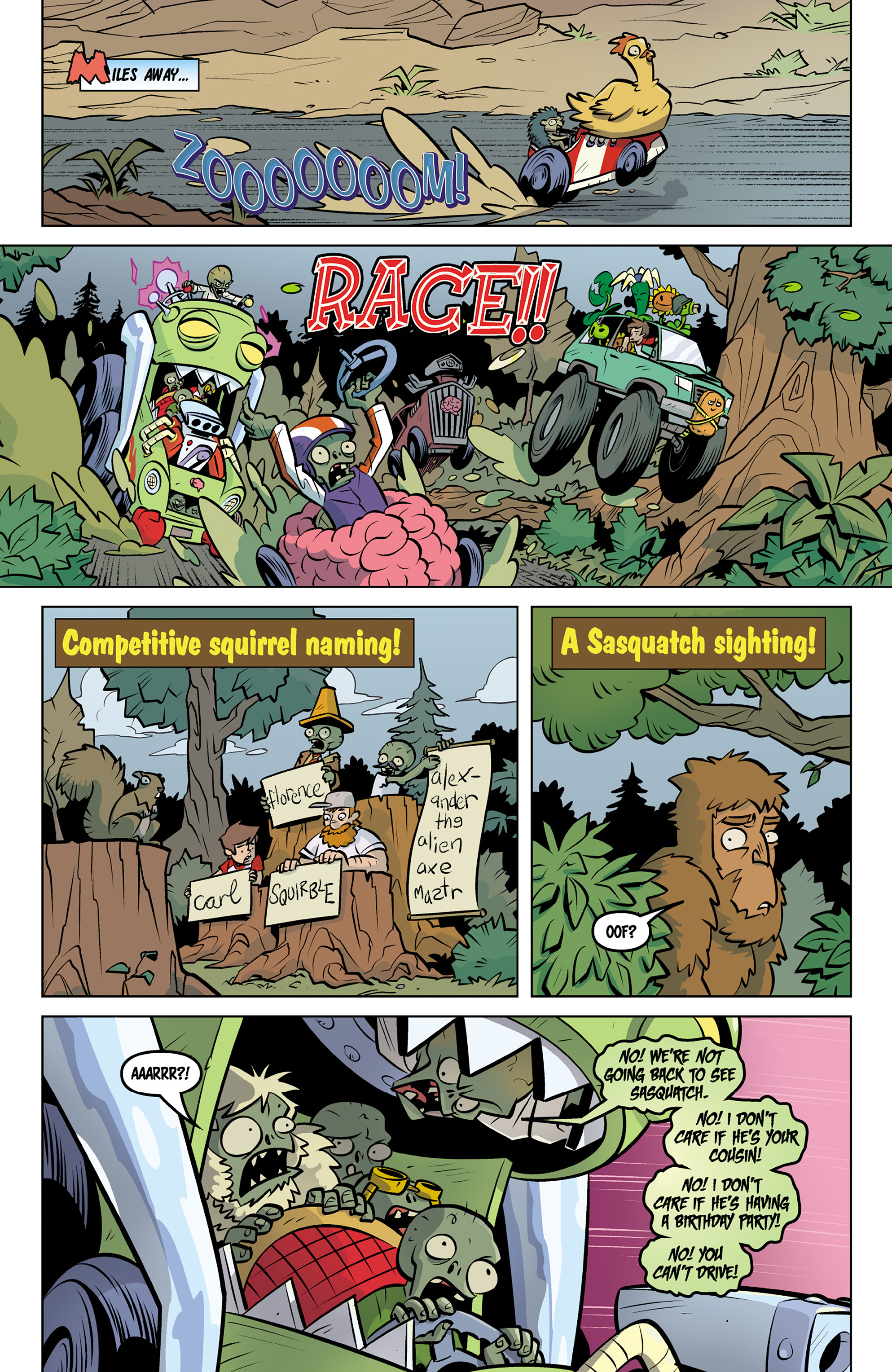 Read online Plants vs. Zombies: Petal to the Metal comic -  Issue #7 - 25