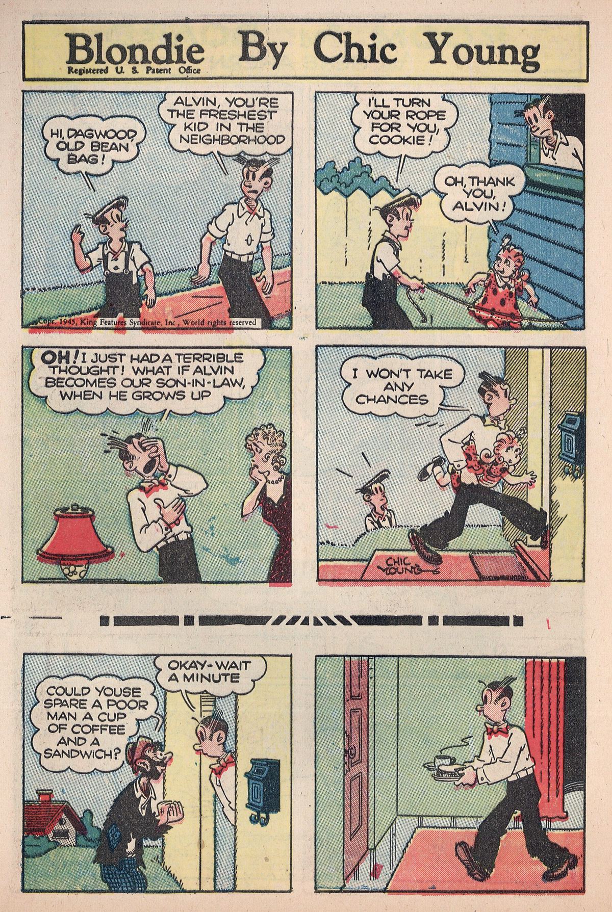 Read online Blondie Comics (1947) comic -  Issue #7 - 28