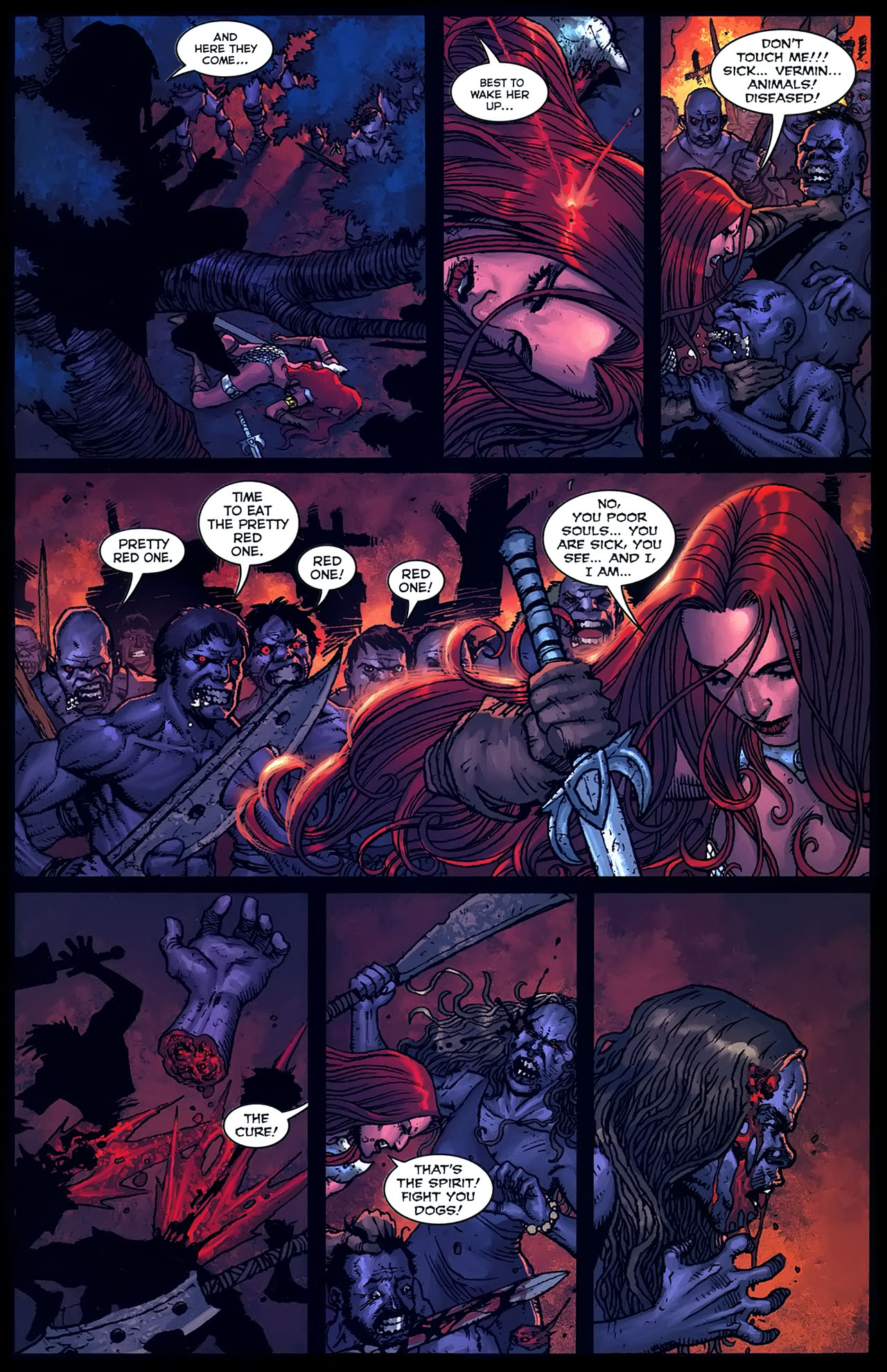 Read online Sword of Red Sonja: Doom of the Gods comic -  Issue #3 - 9