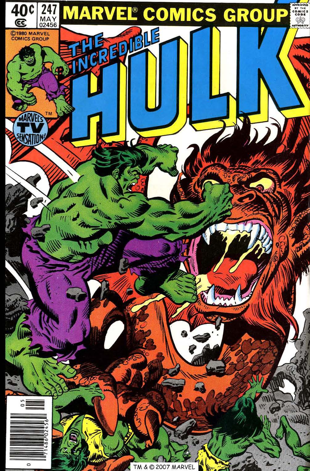 Read online The Incredible Hulk (1968) comic -  Issue #247 - 1